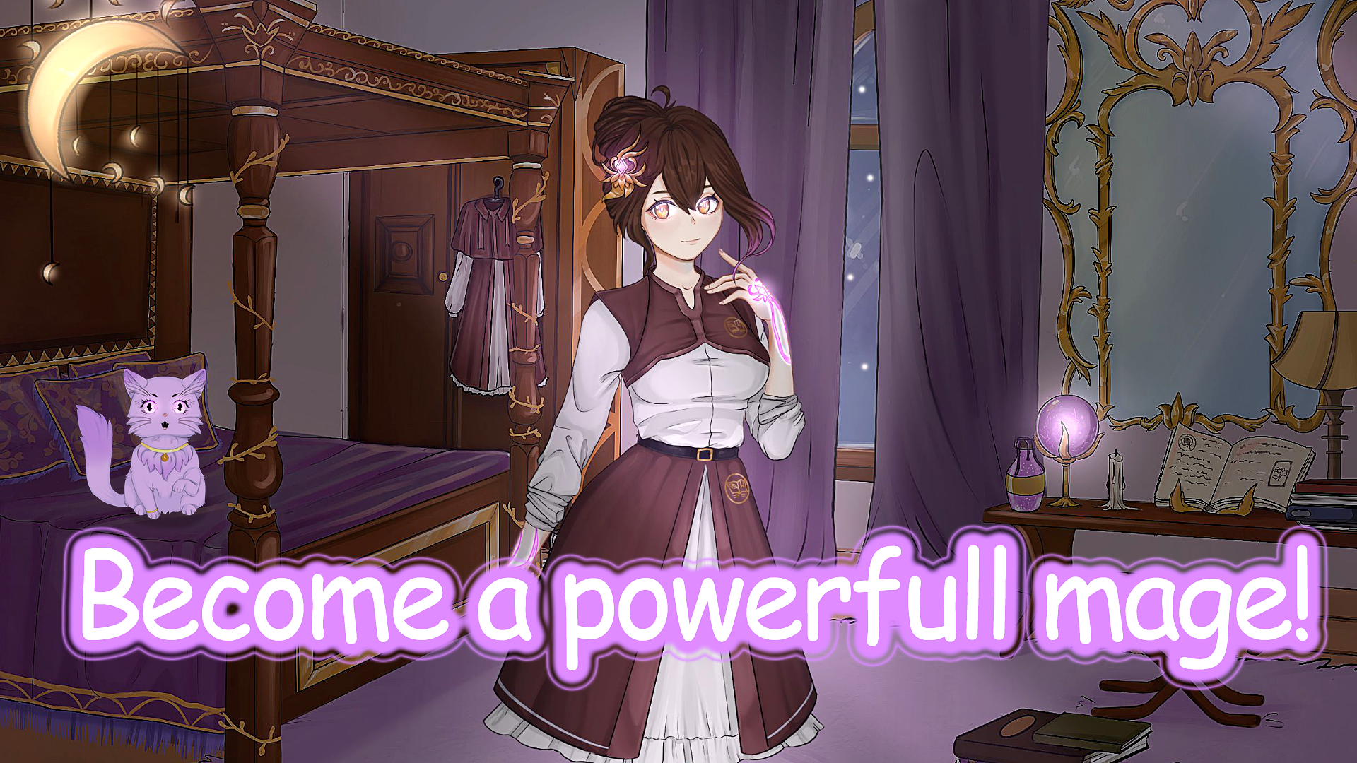 اسکرین شات 6 بازی Mage-Girl | offline anime game