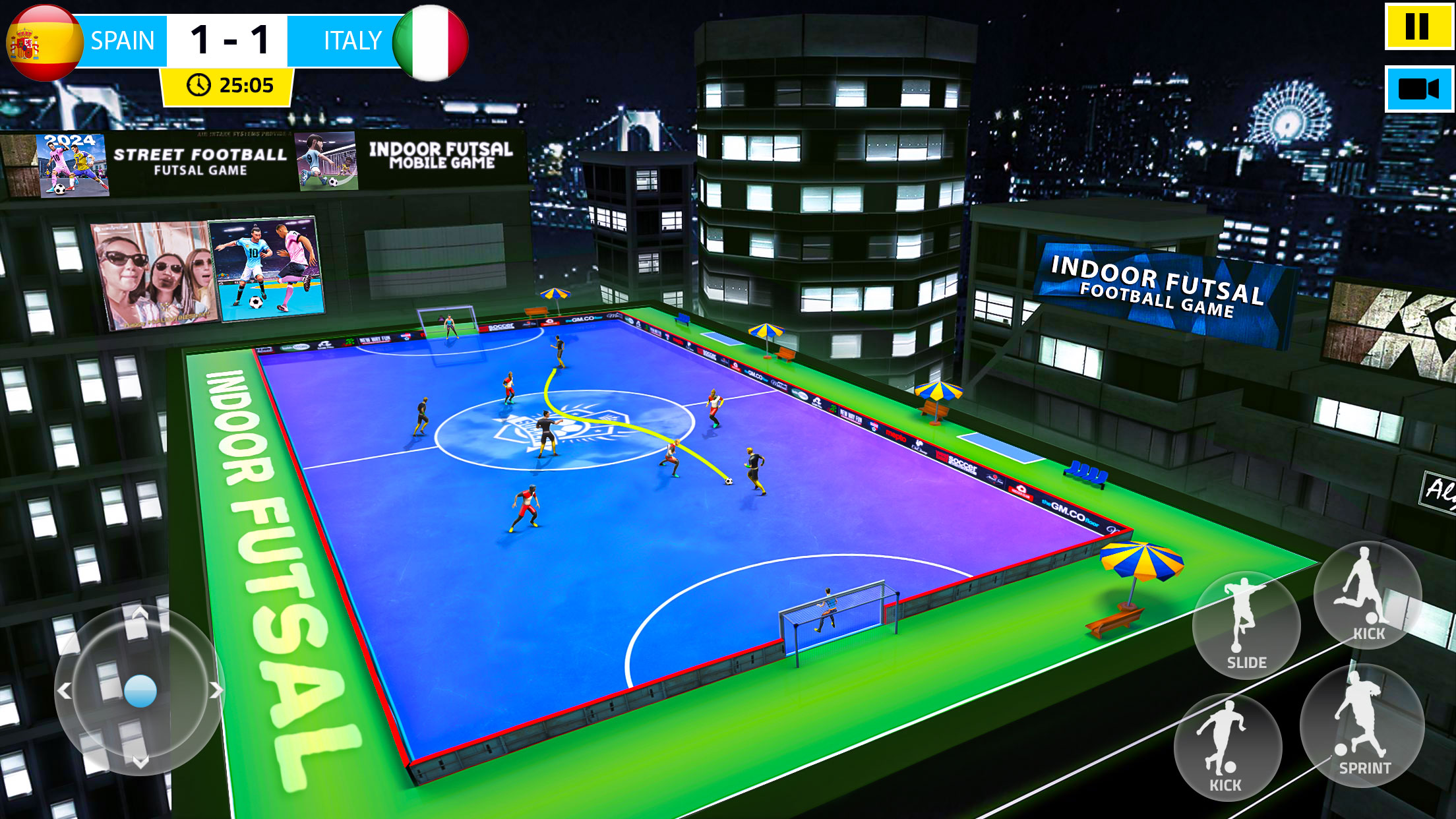 اسکرین شات 1 بازی Indoor Futsal: Football Games