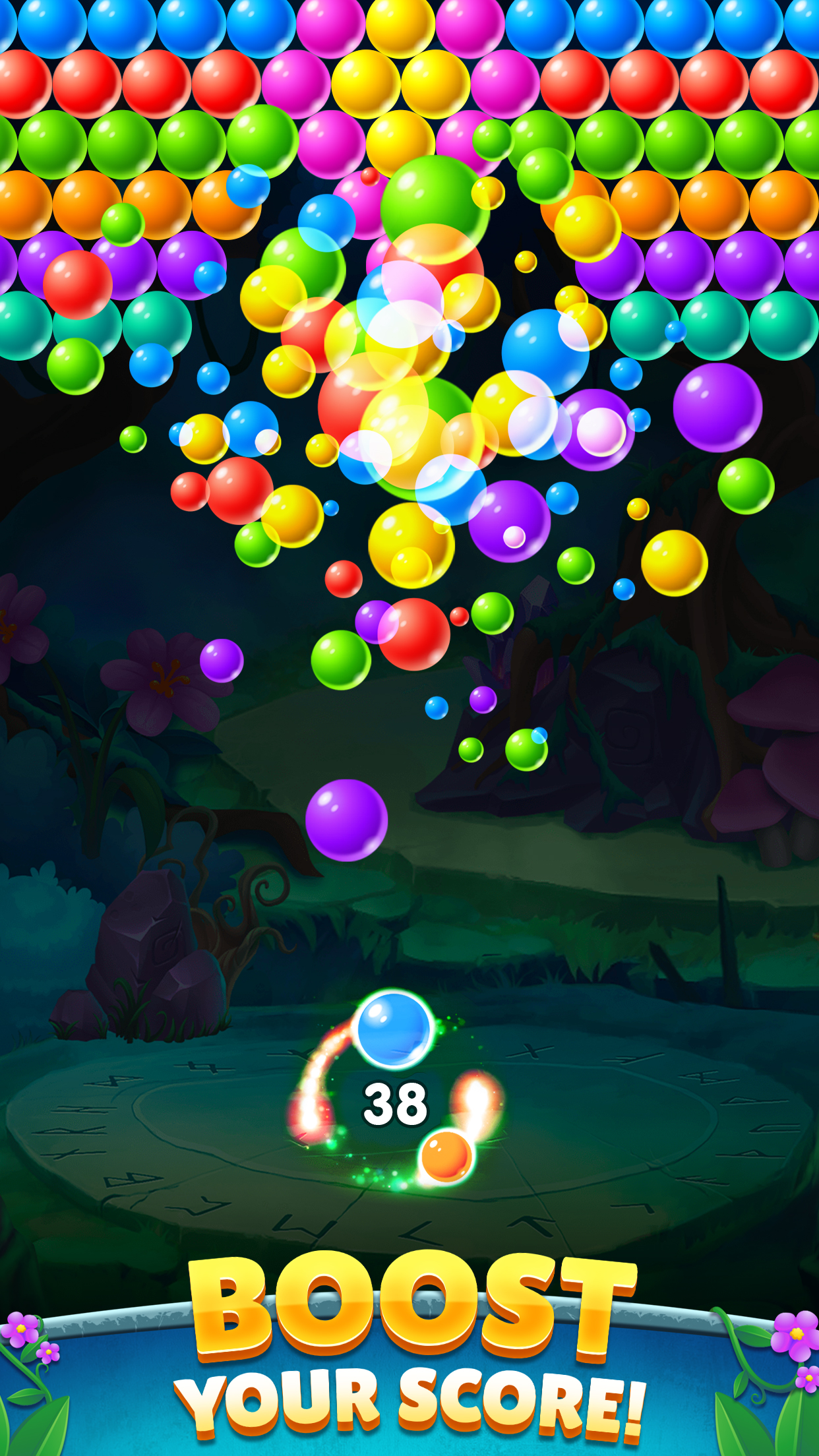 اسکرین شات 4 بازی Woodland Bubble Pop