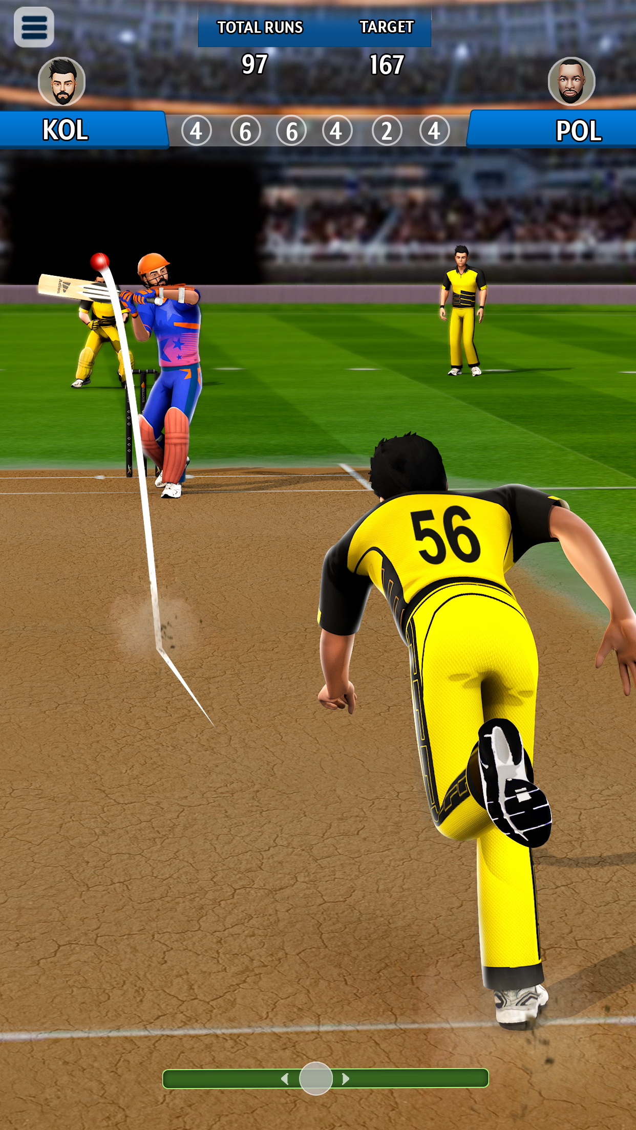 اسکرین شات 3 بازی Play Cricket Games