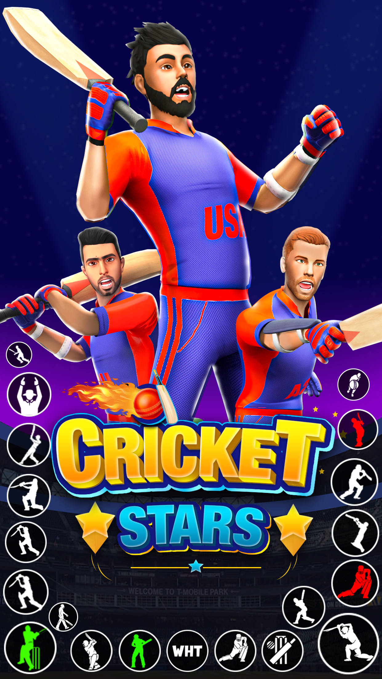 اسکرین شات 4 بازی Play Cricket Games