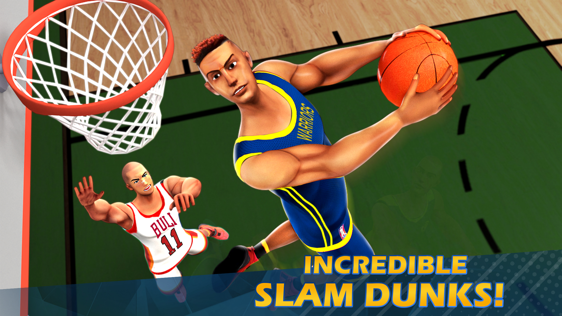 اسکرین شات 1 بازی Dunk Smash: Basketball Games
