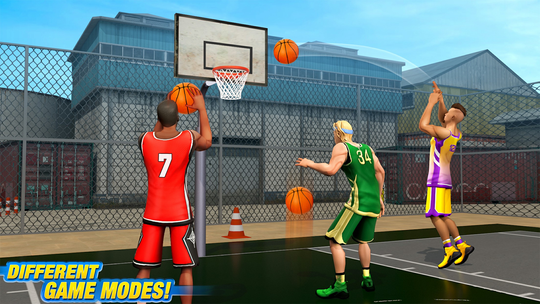 اسکرین شات 4 بازی Dunk Smash: Basketball Games