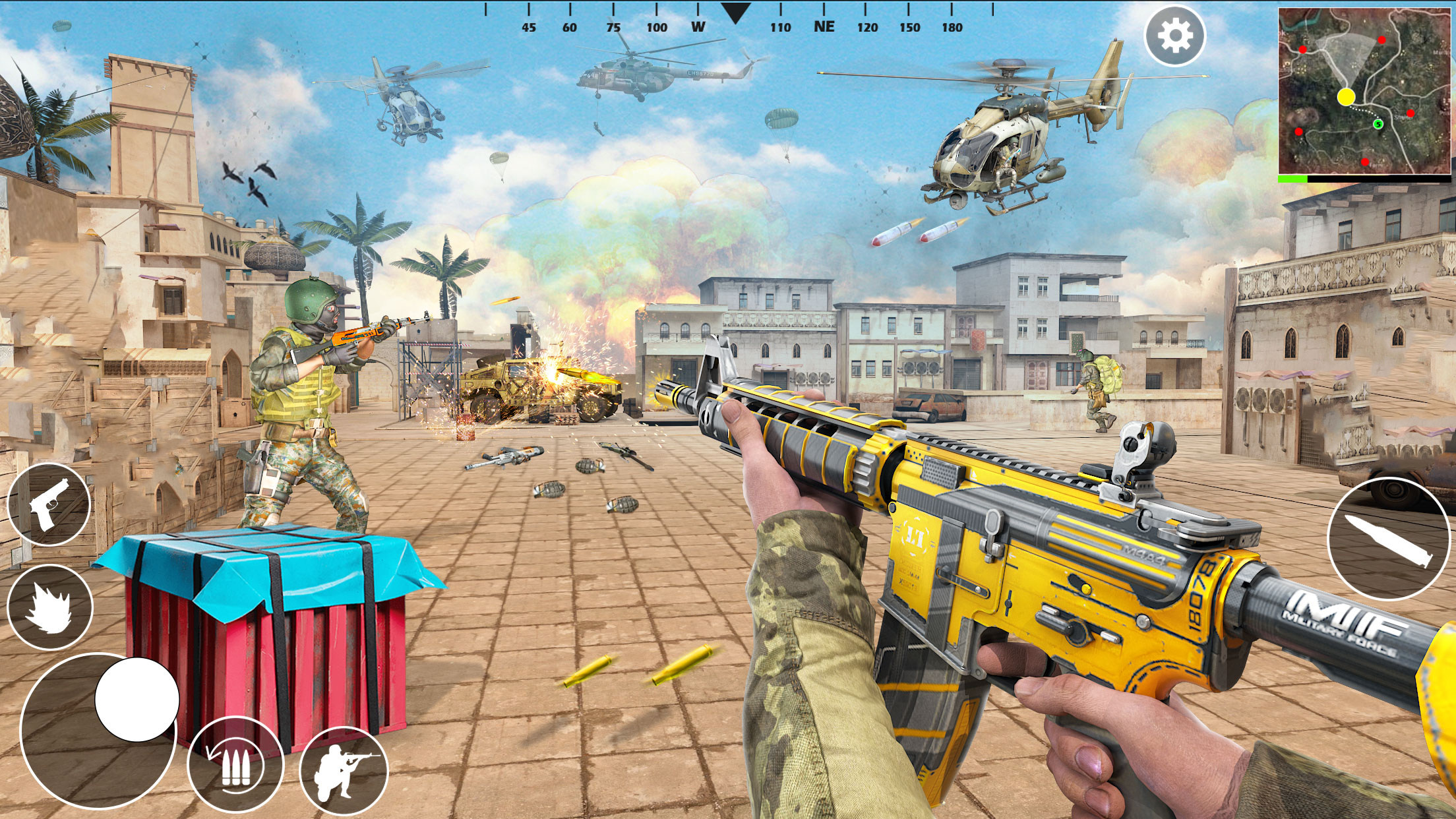 اسکرین شات 1 بازی War Zone: Gun Shooting Games