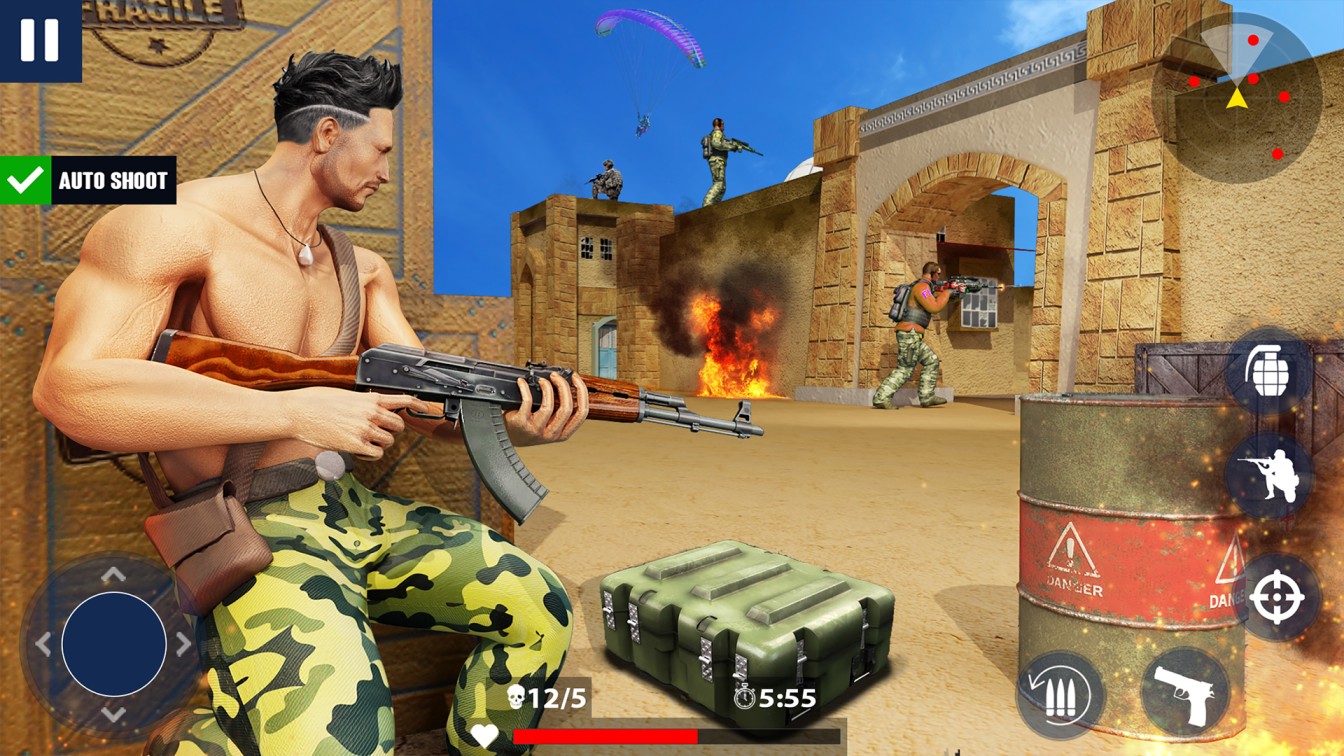 اسکرین شات 4 بازی War Zone: Gun Shooting Games