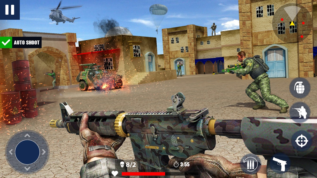 اسکرین شات 3 بازی War Zone: Gun Shooting Games