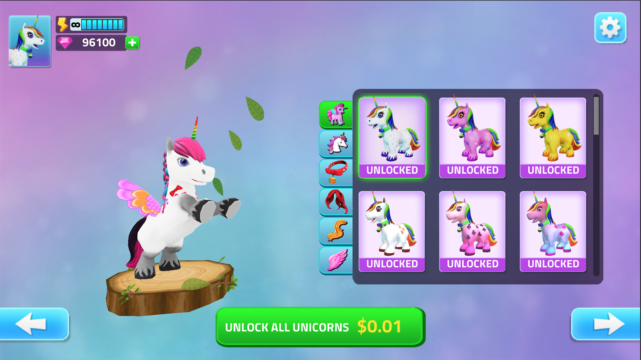 اسکرین شات 4 بازی Unicorn Games: Pony Wonderland