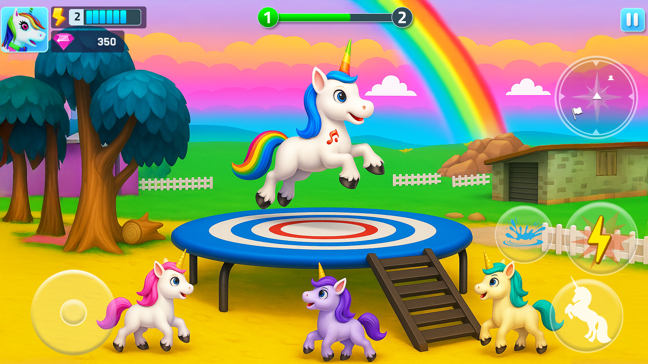 اسکرین شات 1 بازی Unicorn Games: Pony Wonderland