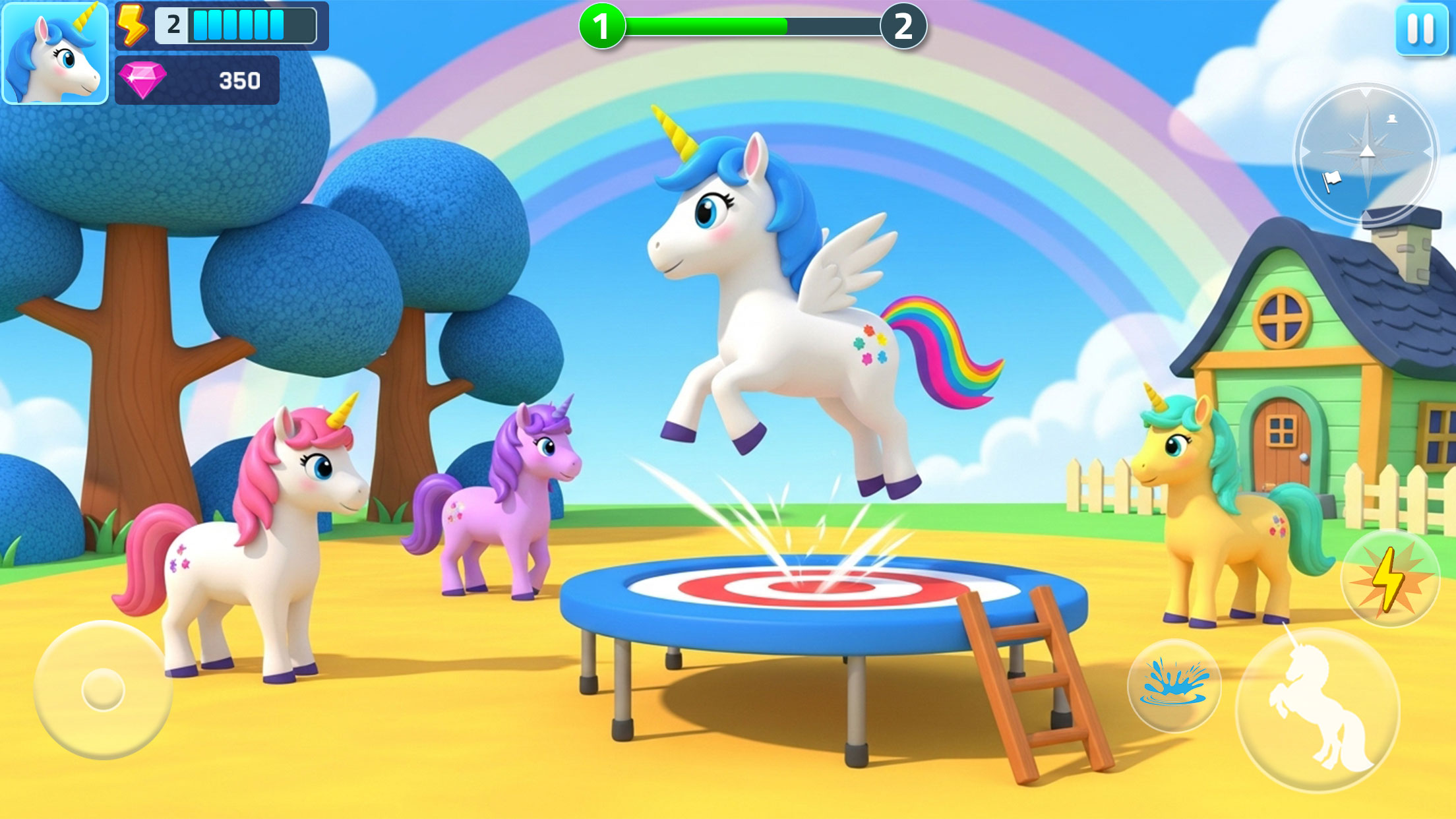 اسکرین شات 1 بازی Unicorn Games: Pony Wonderland