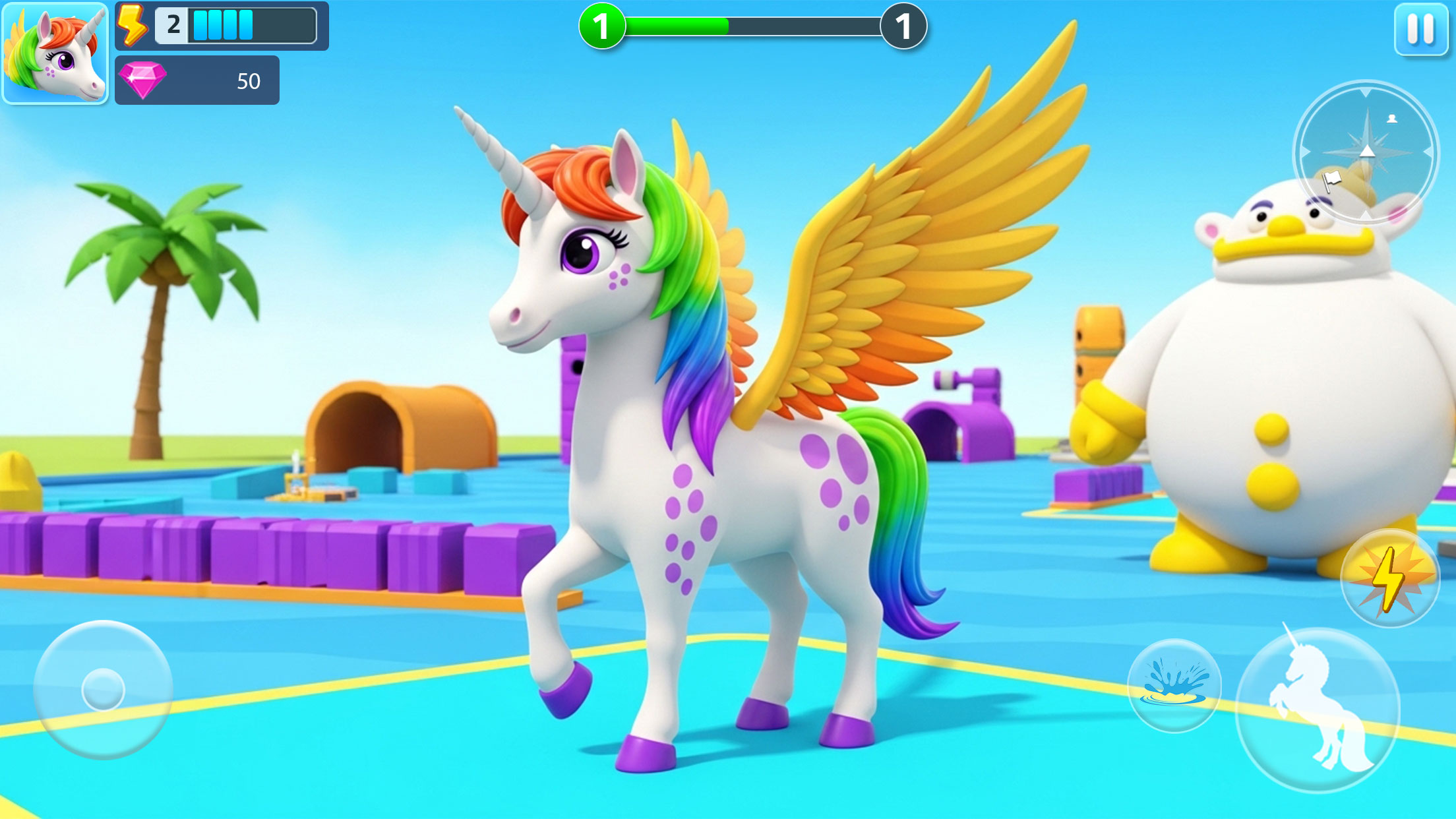 اسکرین شات 3 بازی Unicorn Games: Pony Wonderland