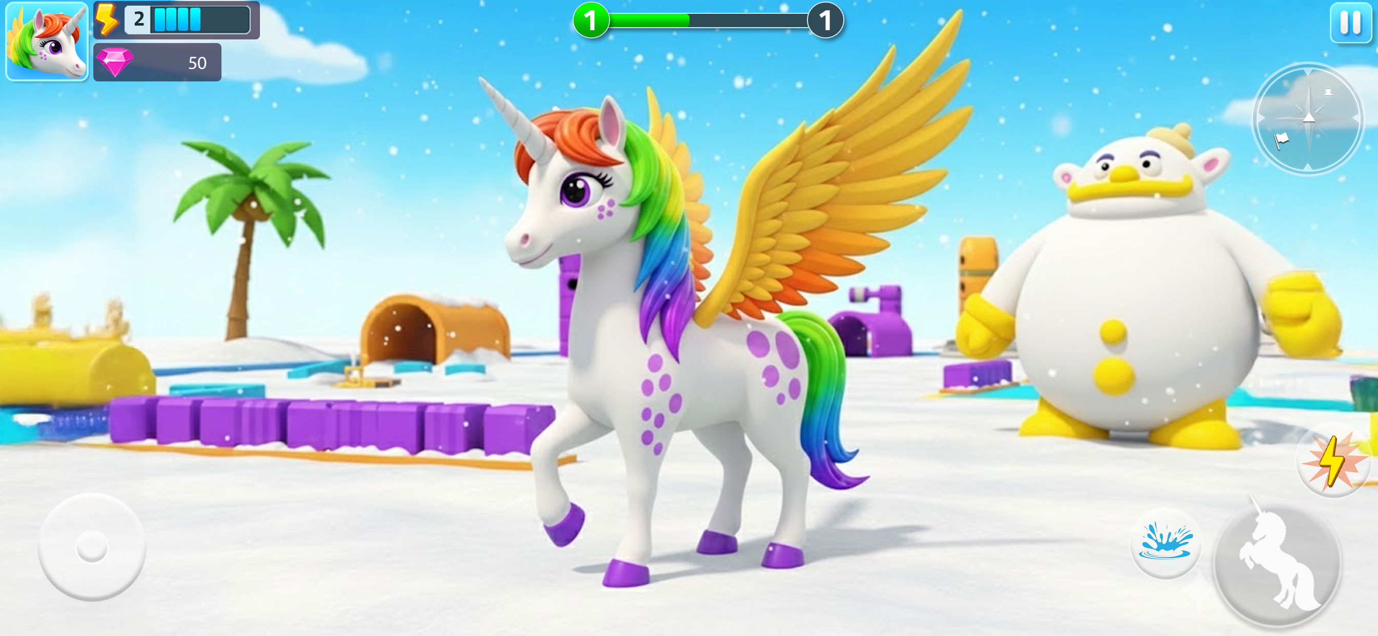اسکرین شات 2 بازی Unicorn Games: Pony Wonderland