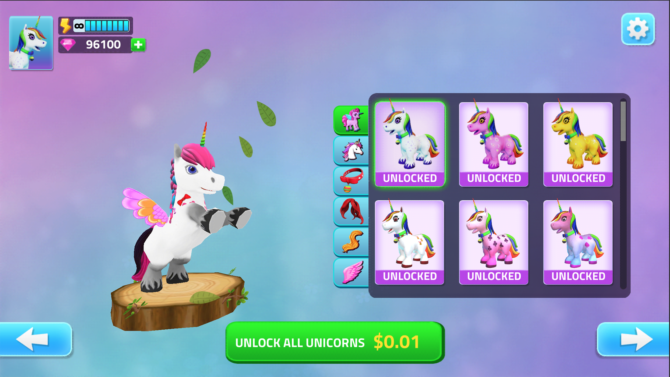 اسکرین شات 4 بازی Unicorn Games: Pony Wonderland