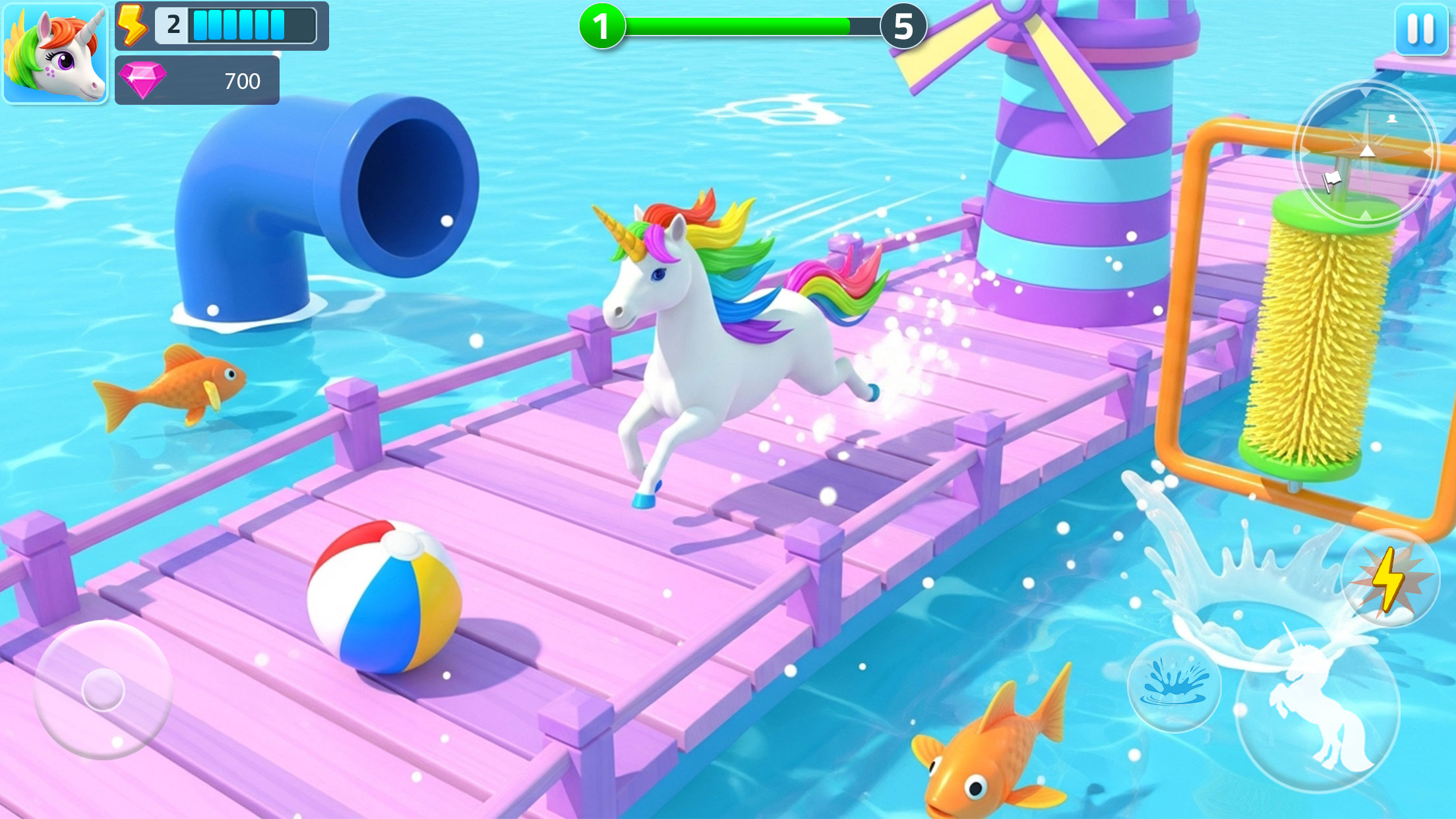 اسکرین شات 6 بازی Unicorn Games: Pony Wonderland