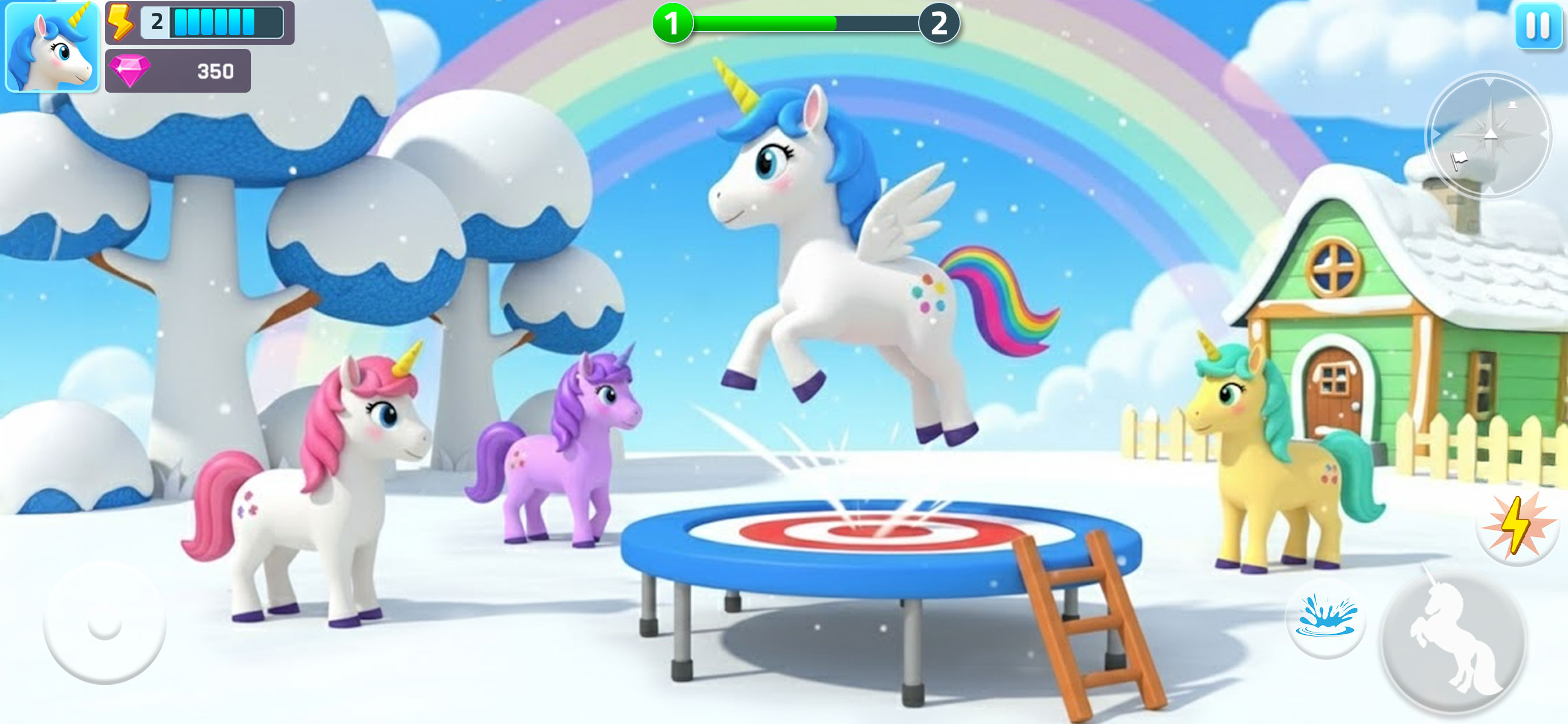 اسکرین شات 1 بازی Unicorn Games: Pony Wonderland