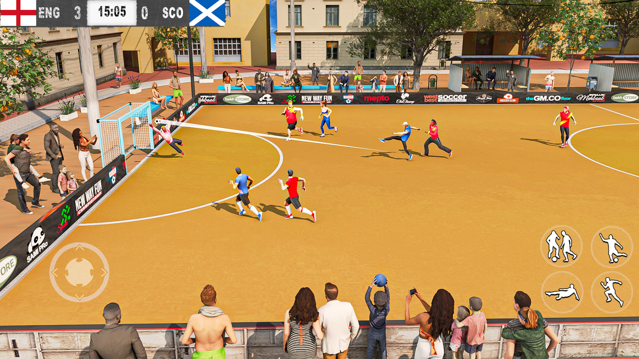 اسکرین شات 1 بازی Street Football: Futsal Games