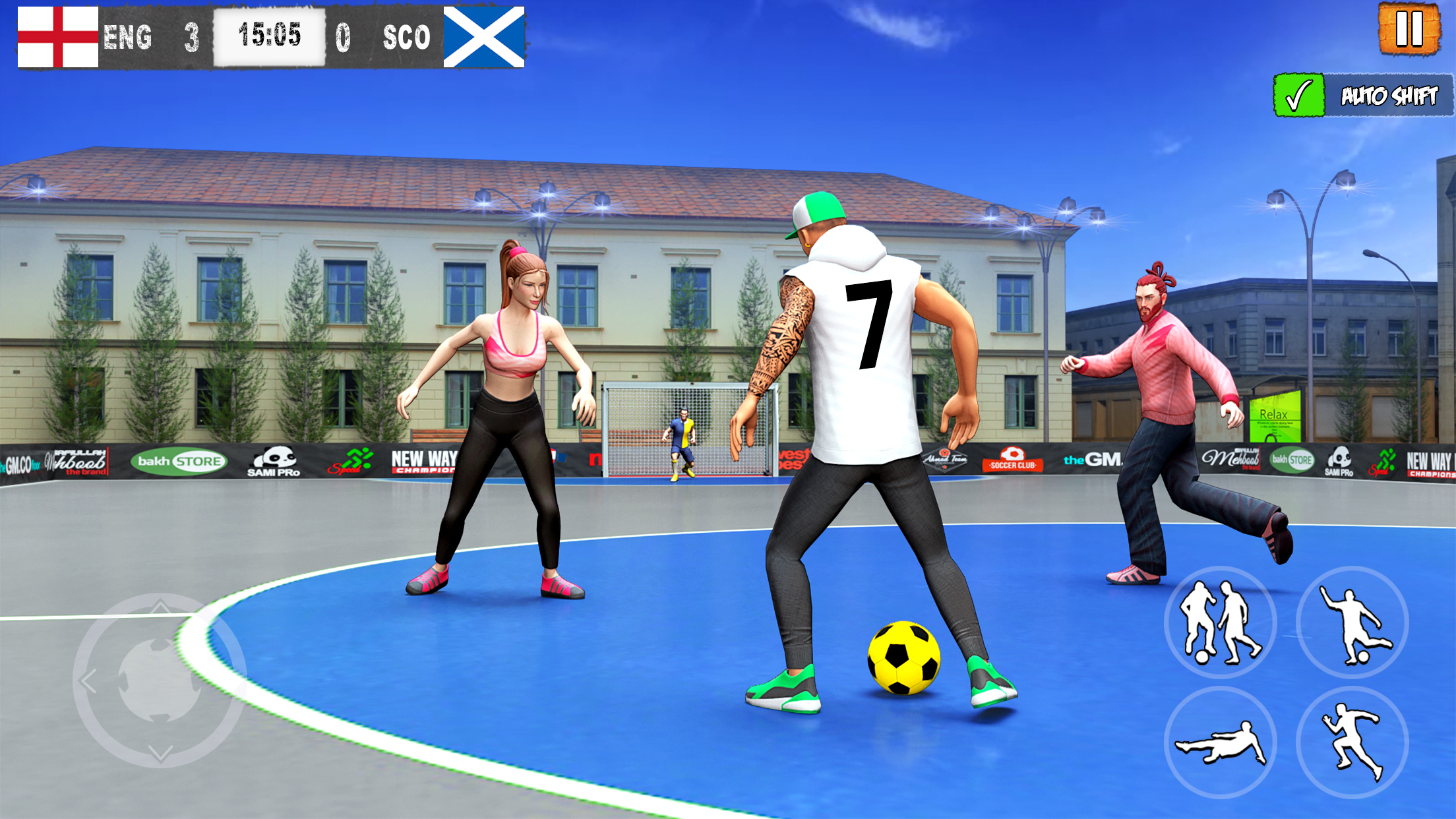 اسکرین شات 2 بازی Street Football: Futsal Games