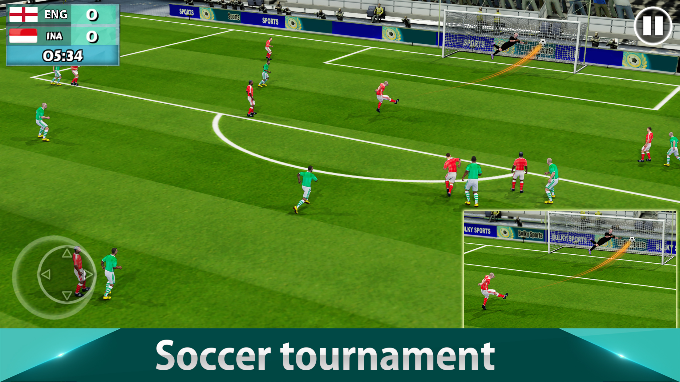 اسکرین شات 2 بازی Play Football: Soccer Games