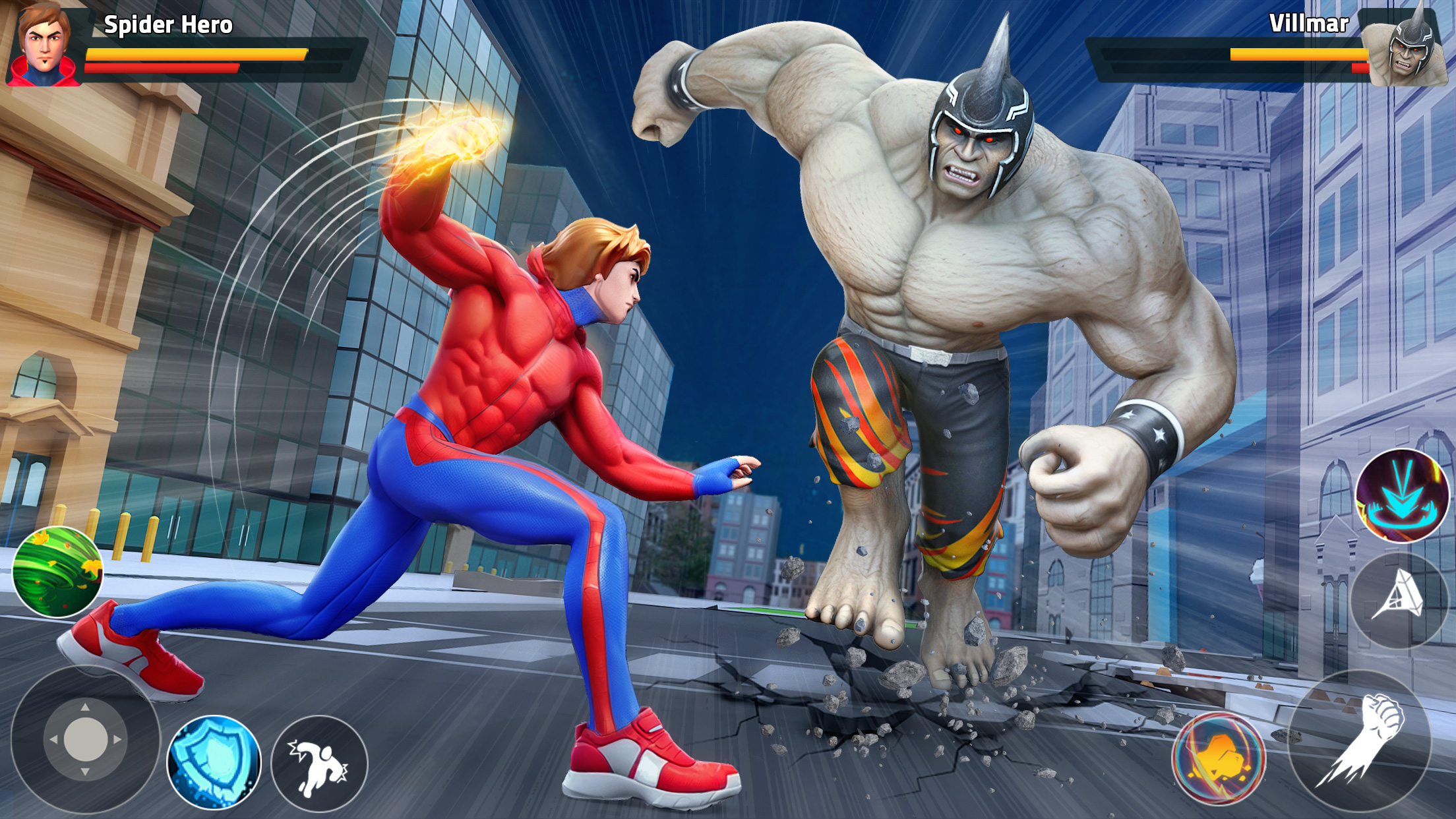 اسکرین شات 2 بازی Spider Rope Hero: Gang War