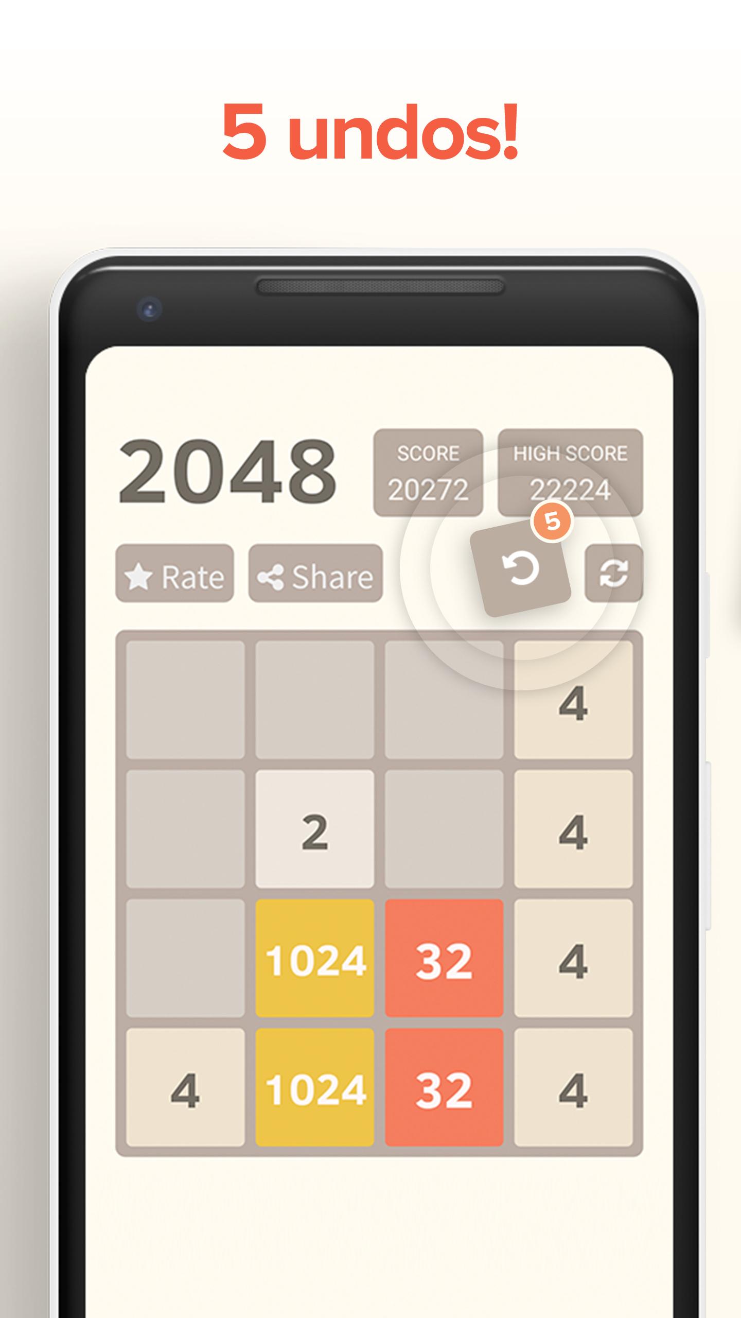 اسکرین شات 3 بازی 1024 Puzzle Numbers Game