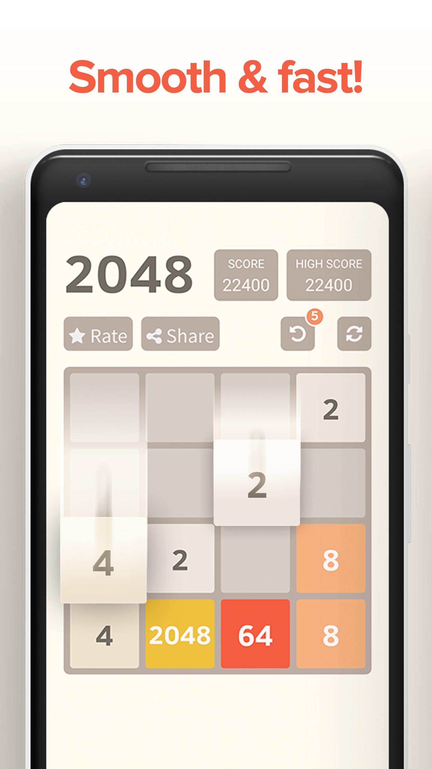 اسکرین شات 1 بازی 1024 Puzzle Numbers Game