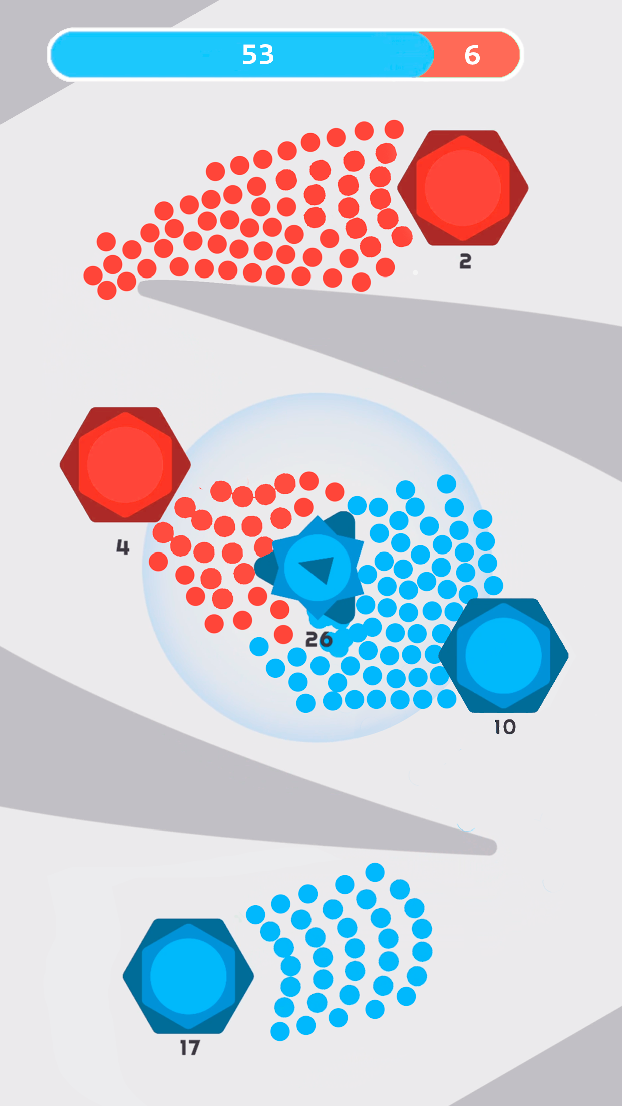 اسکرین شات 1 بازی Clash of Dots — 1v1 RTS Games