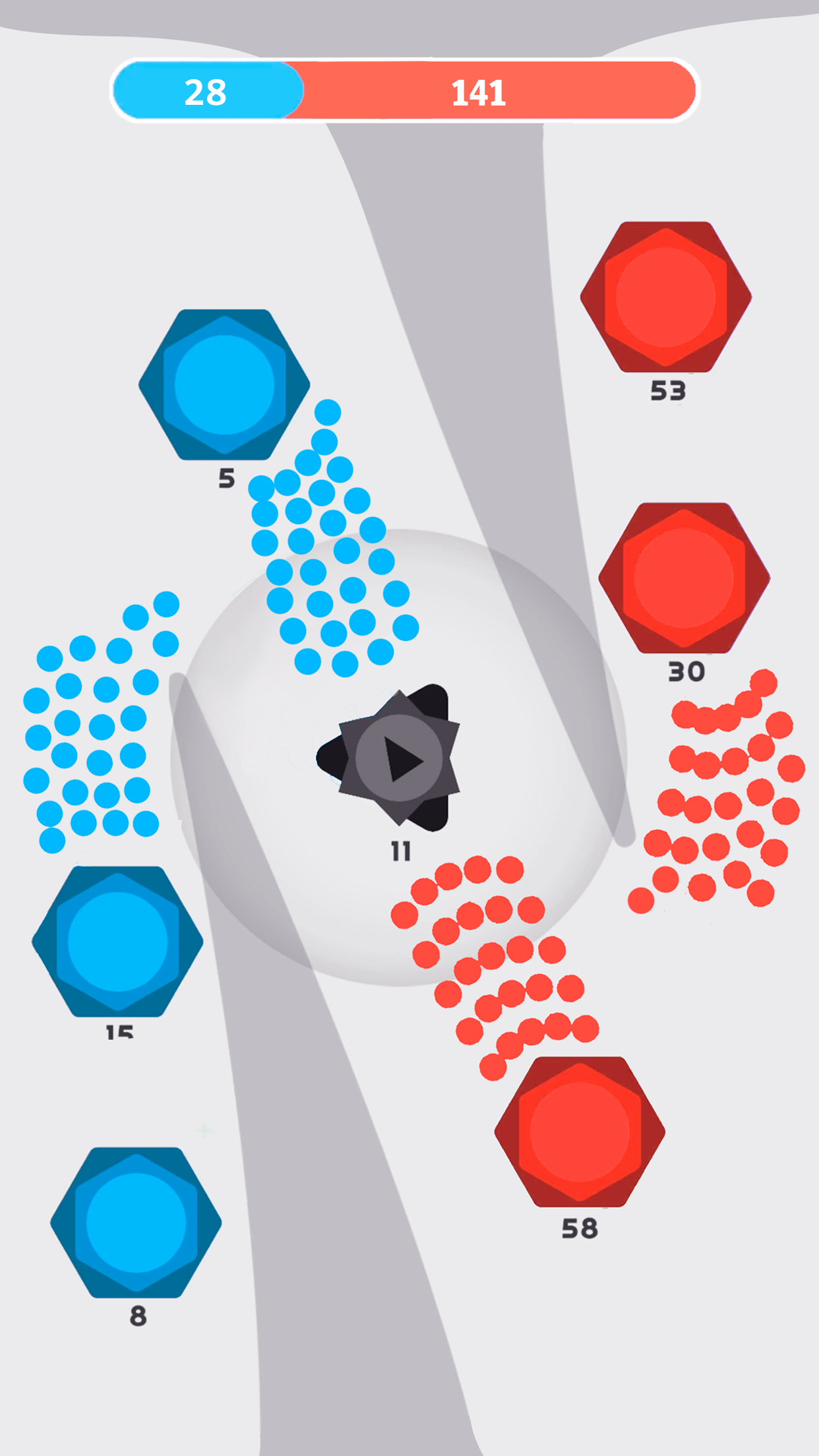 اسکرین شات 3 بازی Clash of Dots — 1v1 RTS Games