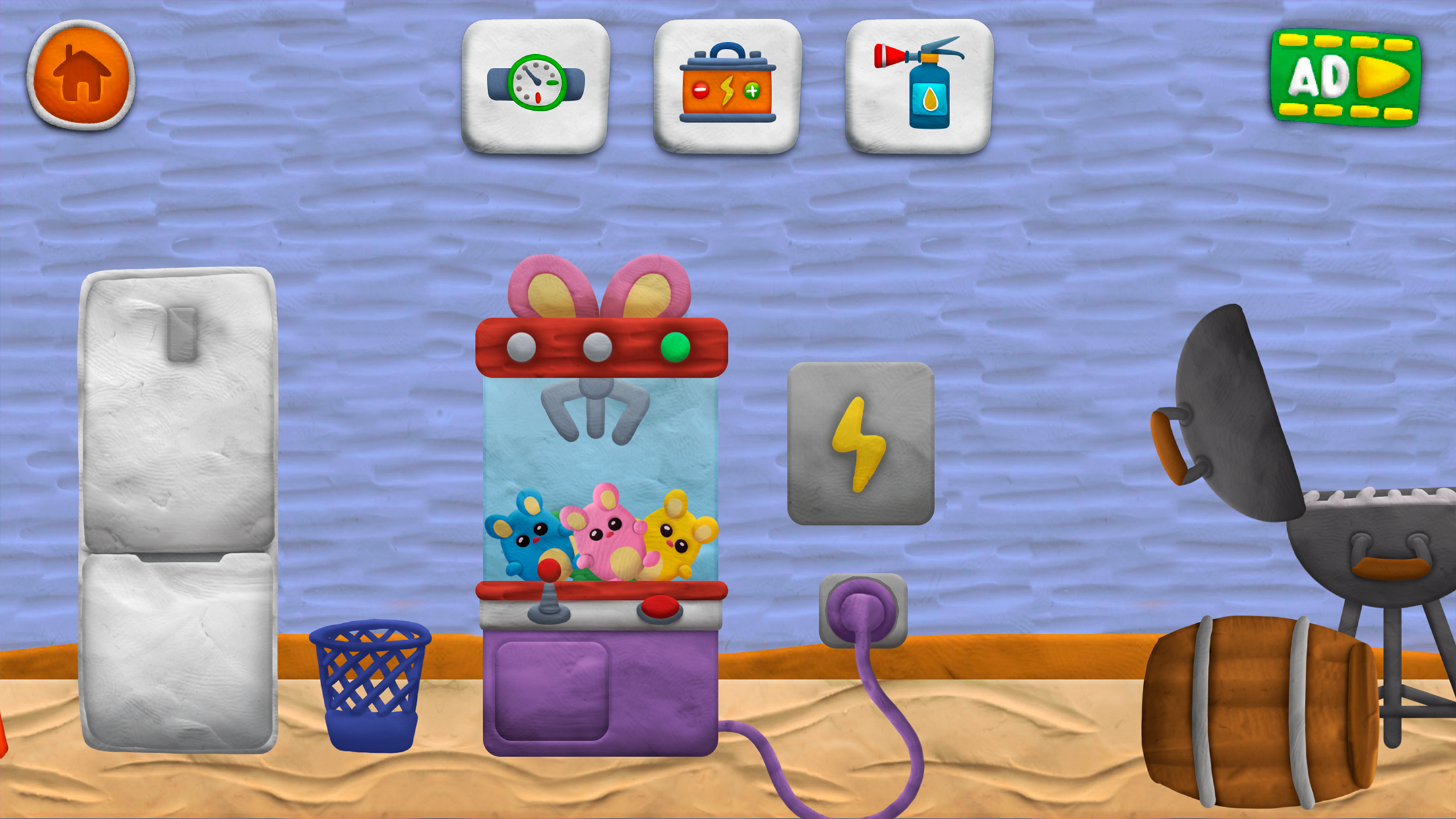 اسکرین شات 6 بازی Vlad and Niki Clay Race