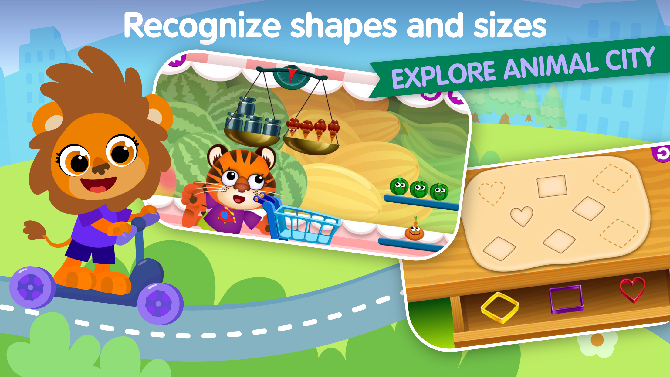 اسکرین شات 4 بازی Pet Сity Number games for kids