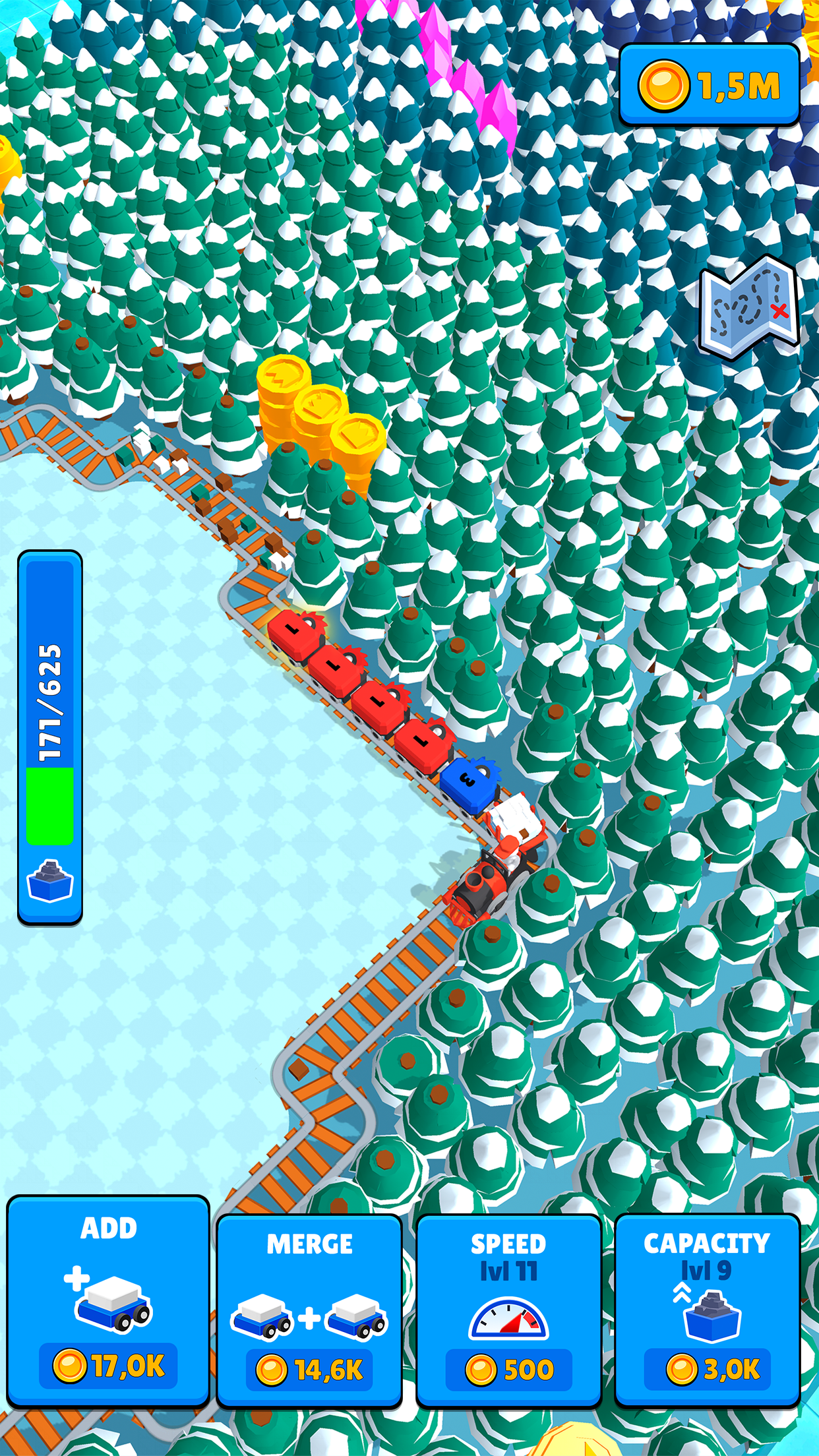 اسکرین شات 5 بازی Train Miner: Idle Railway Game