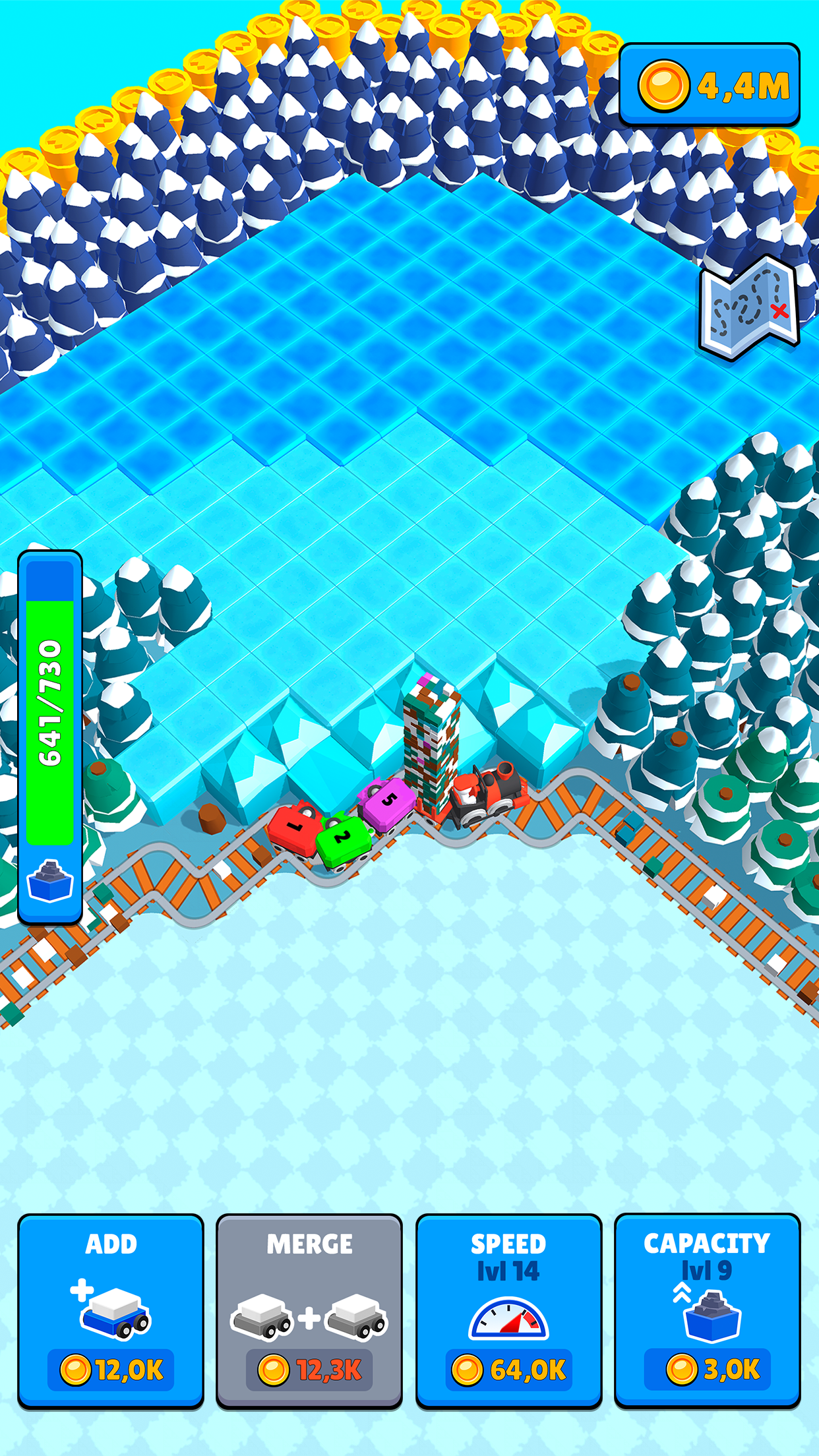 اسکرین شات 3 بازی Train Miner: Idle Railway Game