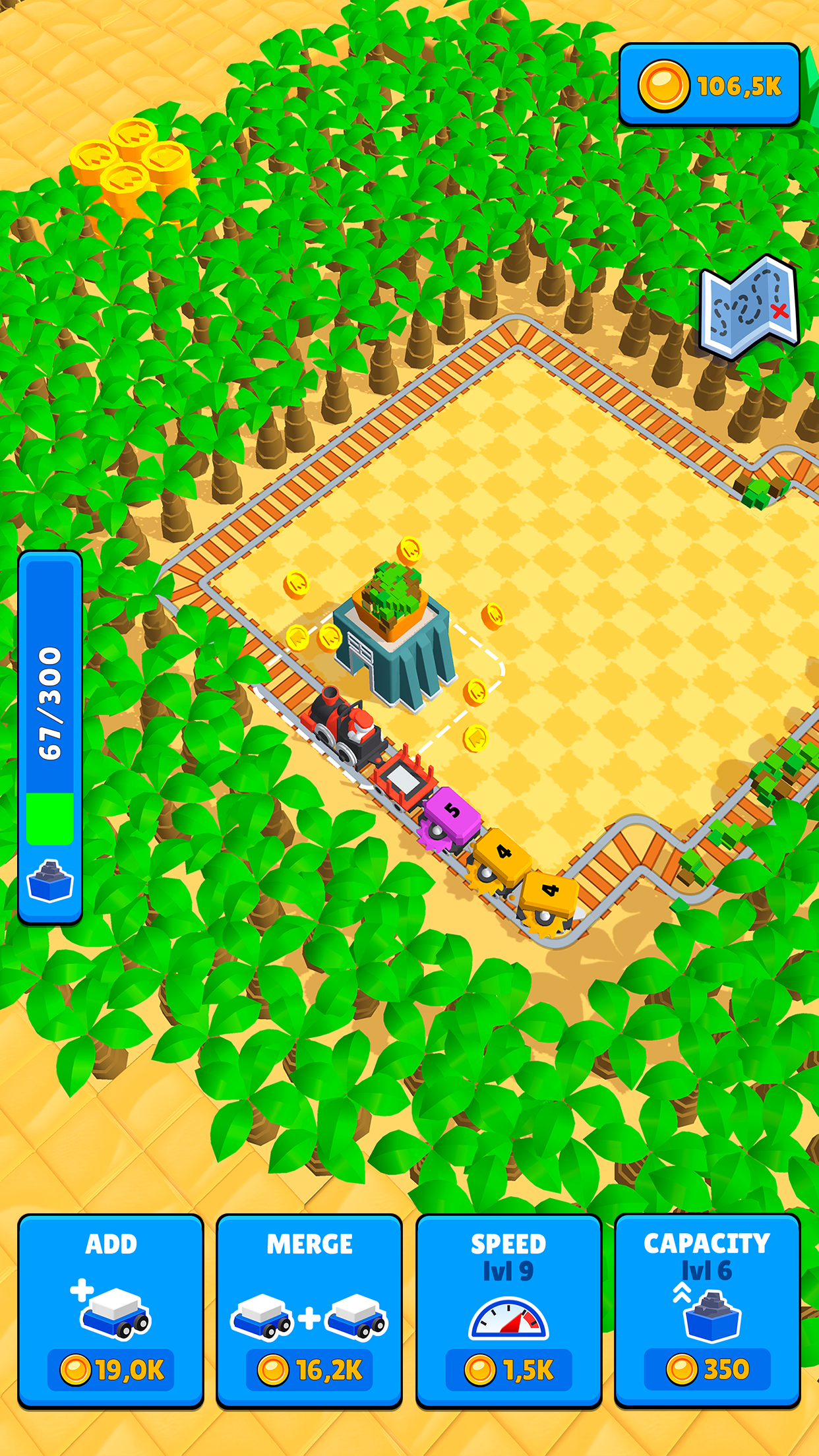اسکرین شات 8 بازی Train Miner: Idle Railway Game