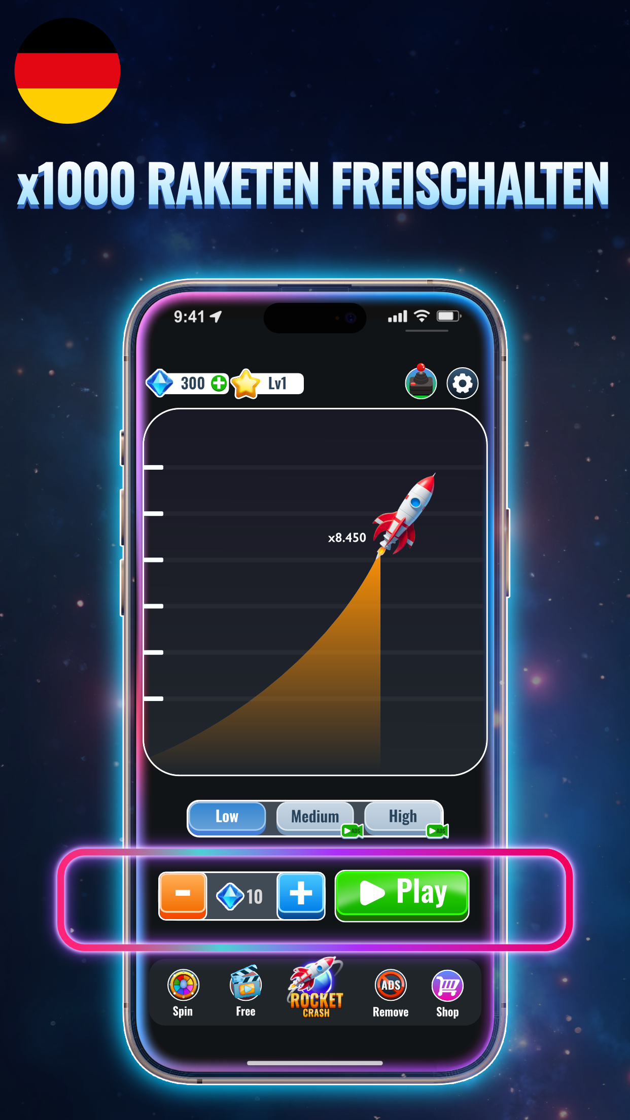 اسکرین شات 2 بازی Crash Rocket - Win & Crash