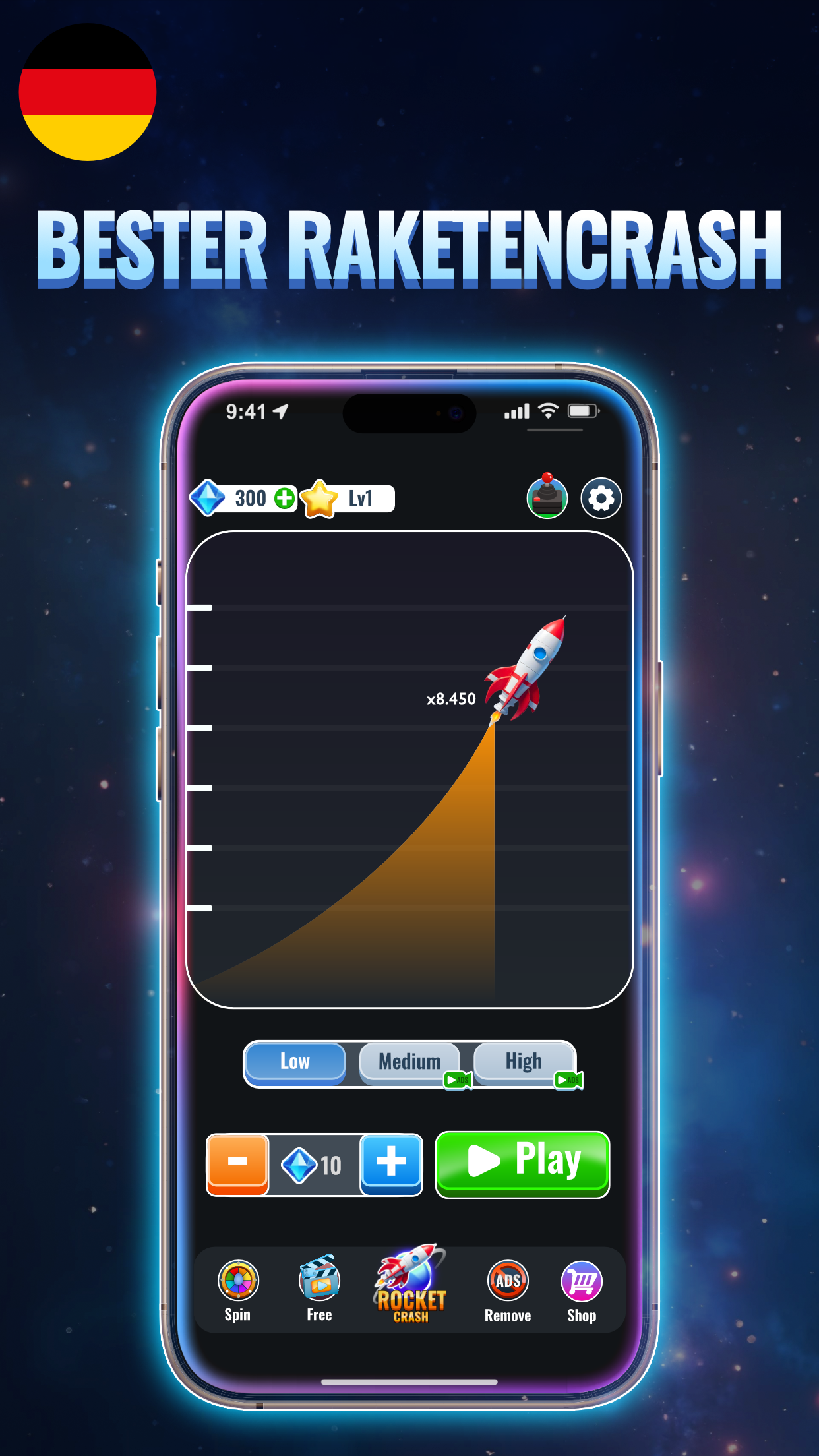 اسکرین شات 1 بازی Crash Rocket - Win & Crash