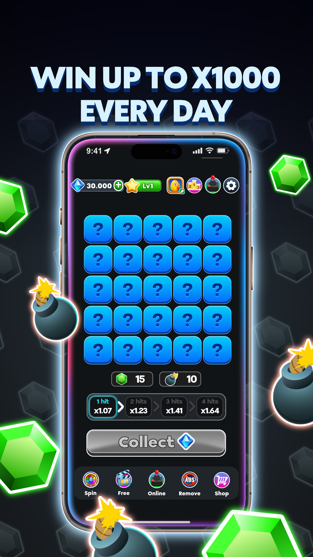 اسکرین شات 2 بازی Mines Game - Play & Win x1000
