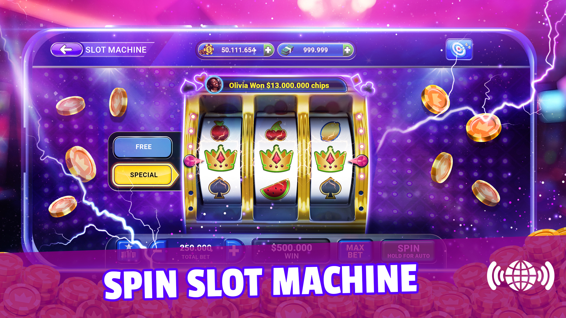 اسکرین شات 3 بازی Pinko Online Casino Win x1000