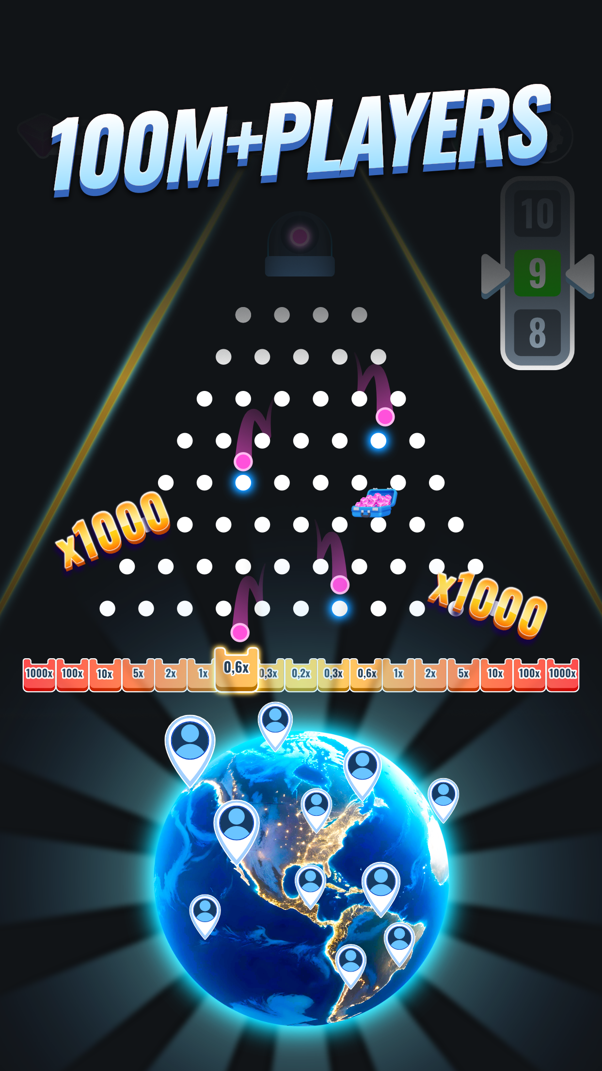 اسکرین شات 3 بازی Plinko Space - Plinko x100