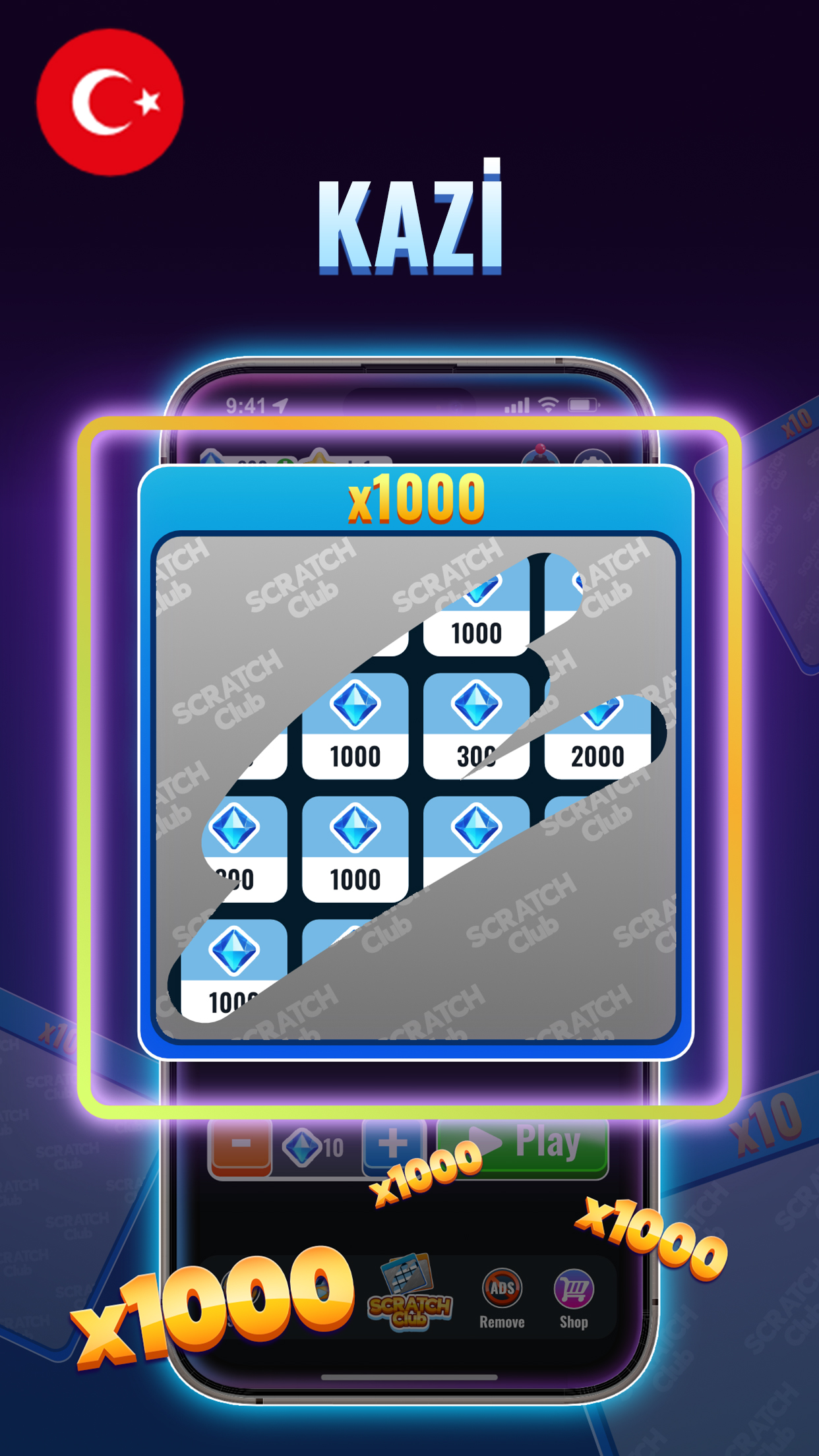 اسکرین شات 1 بازی Scratch Cards - Win x1000