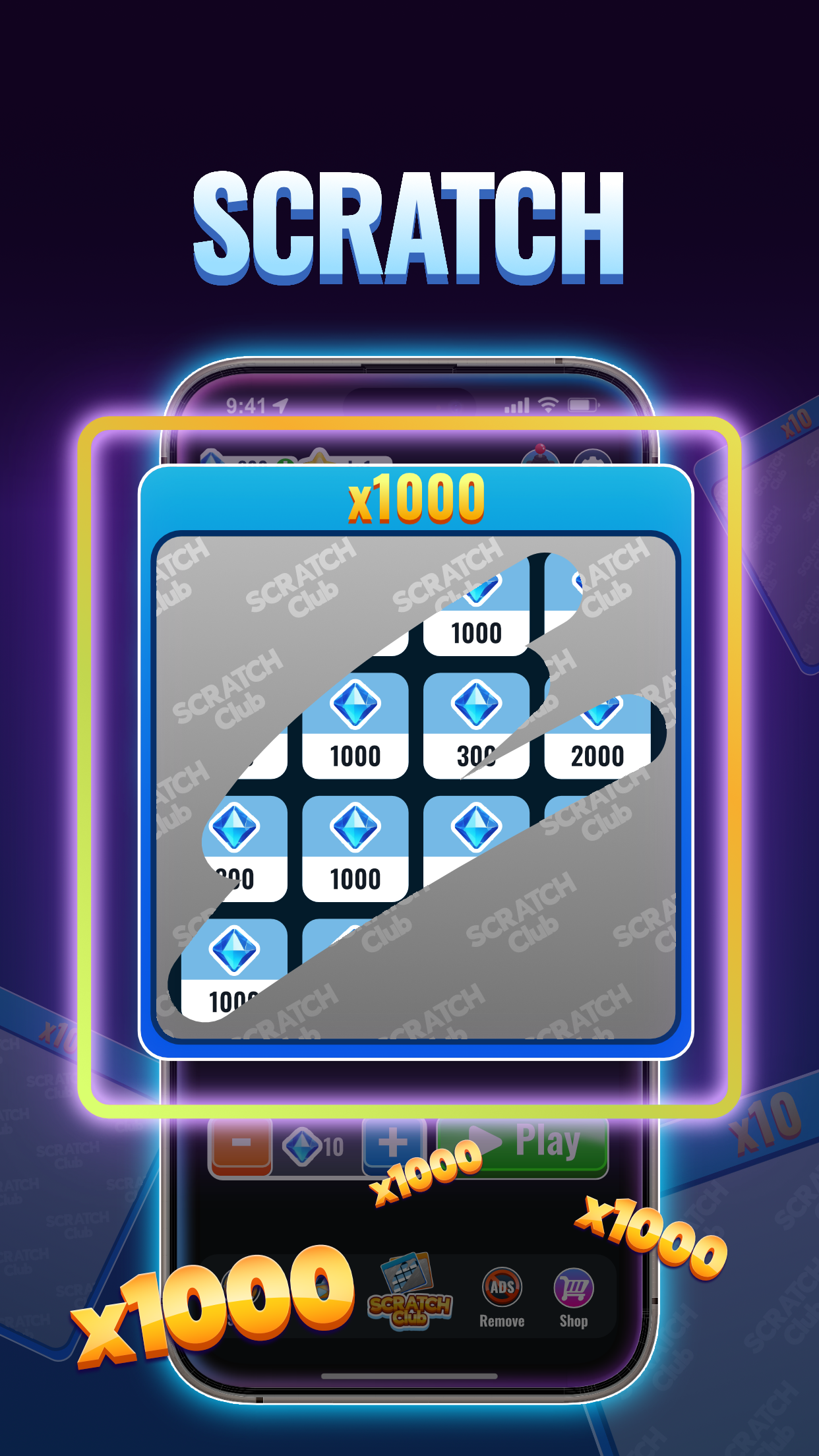 اسکرین شات 1 بازی Scratch Cards - Win x1000