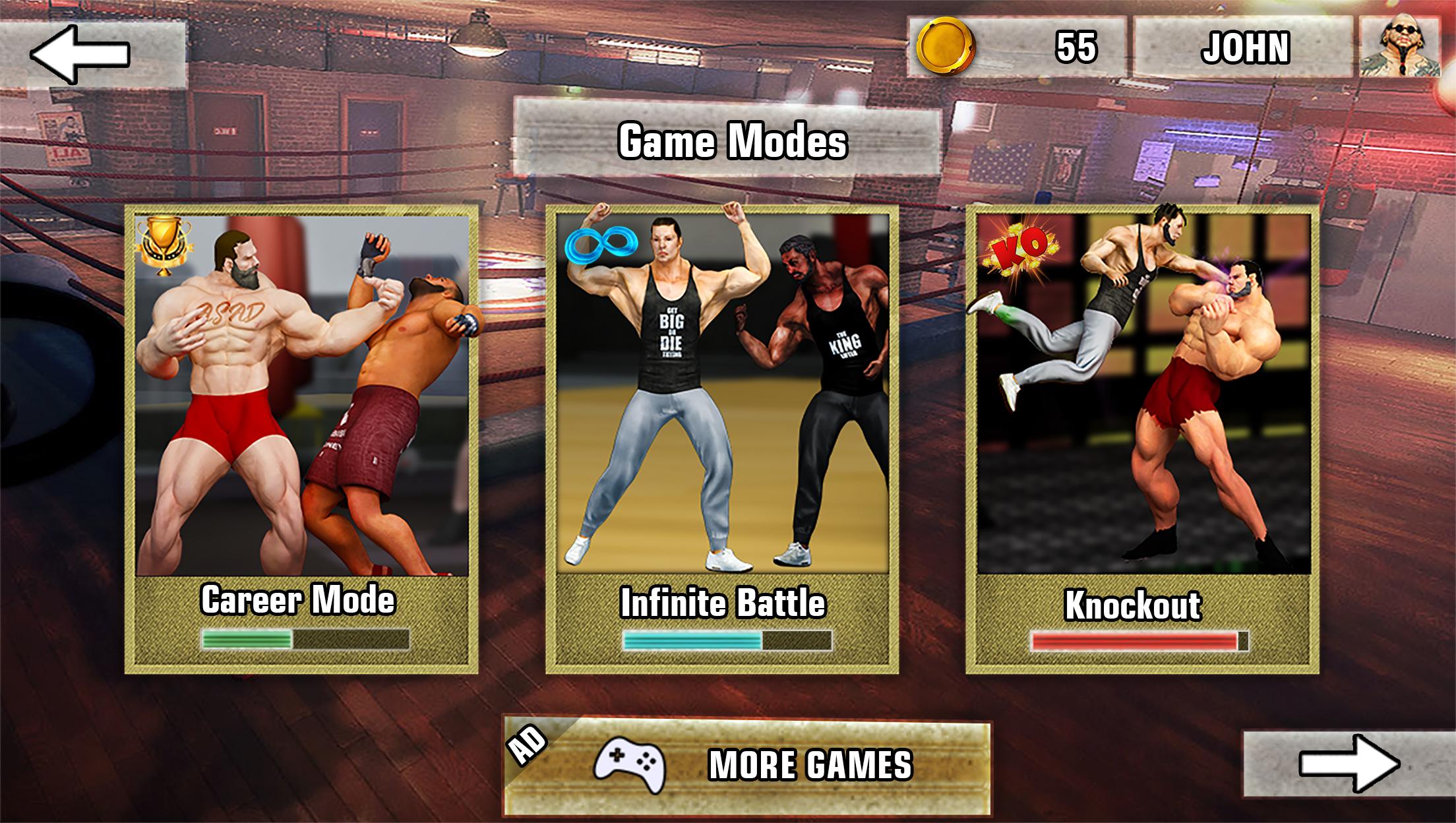 اسکرین شات 4 برنامه Gym Fight Club: Fighting Game