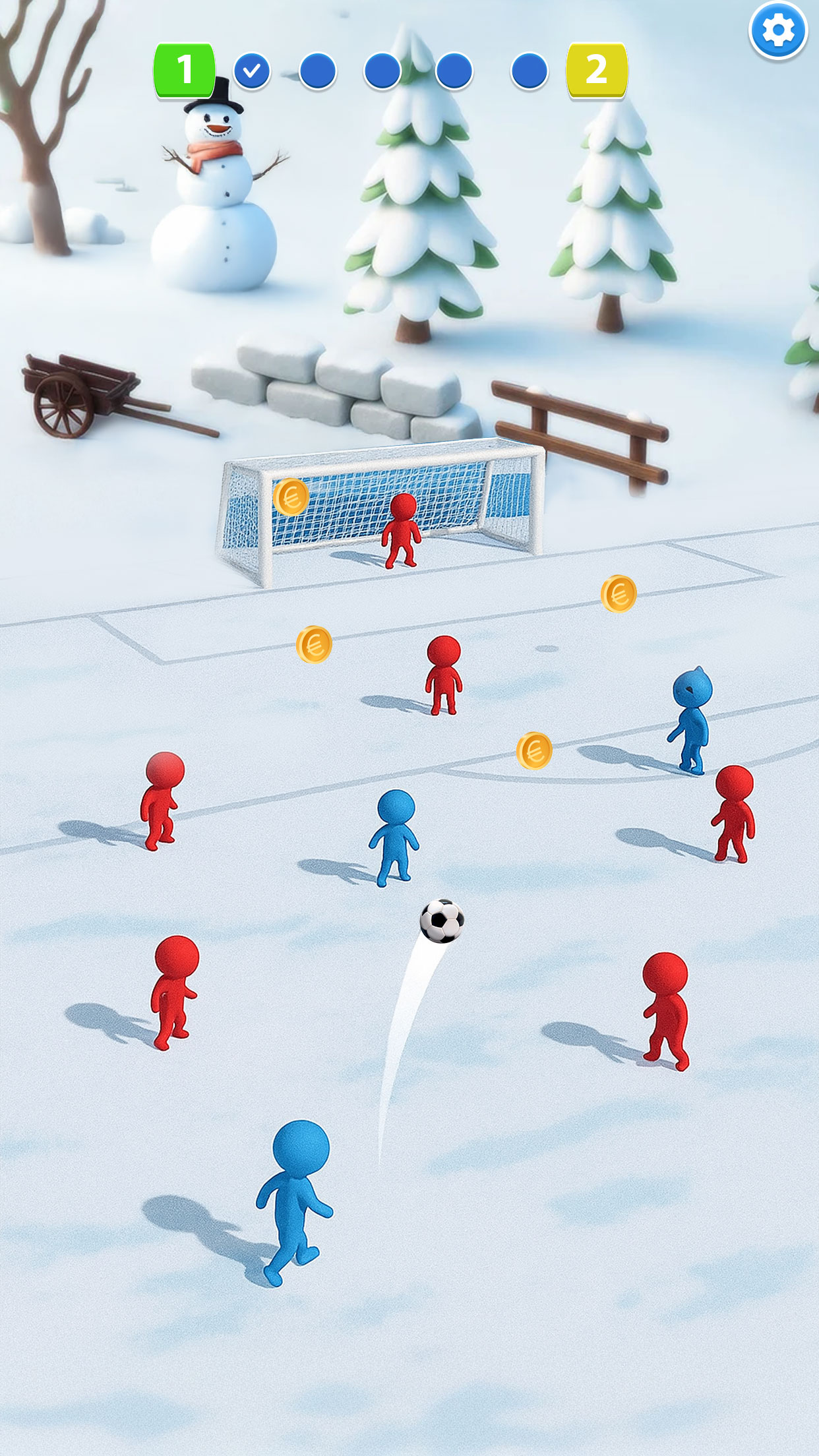 اسکرین شات 1 بازی Soccer Allstars: Football Kick