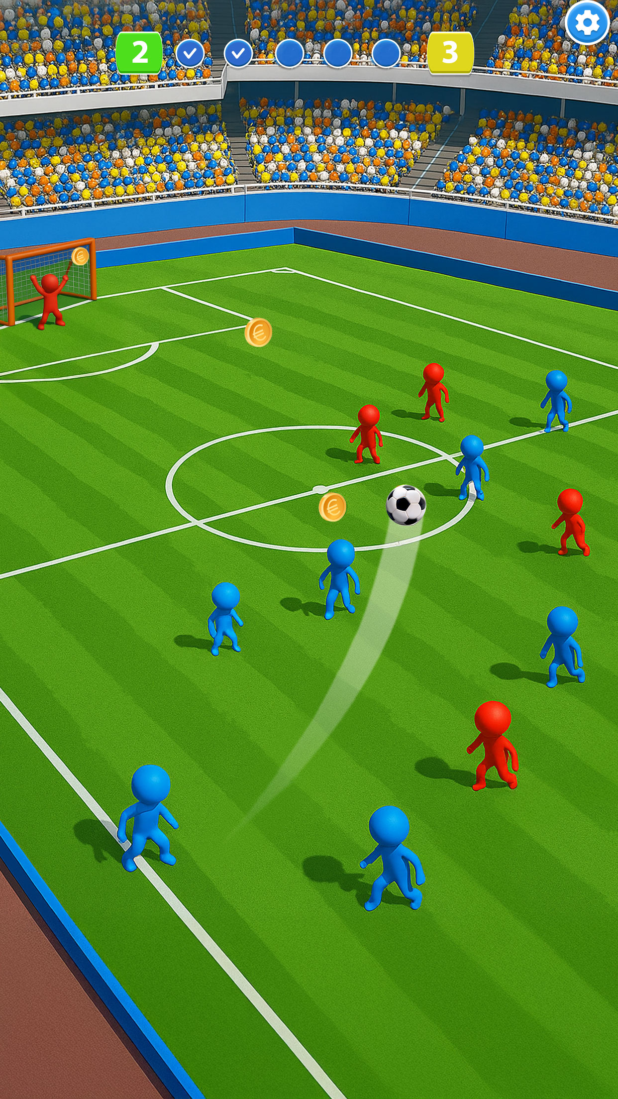 اسکرین شات 2 بازی Soccer Allstars: Football Kick