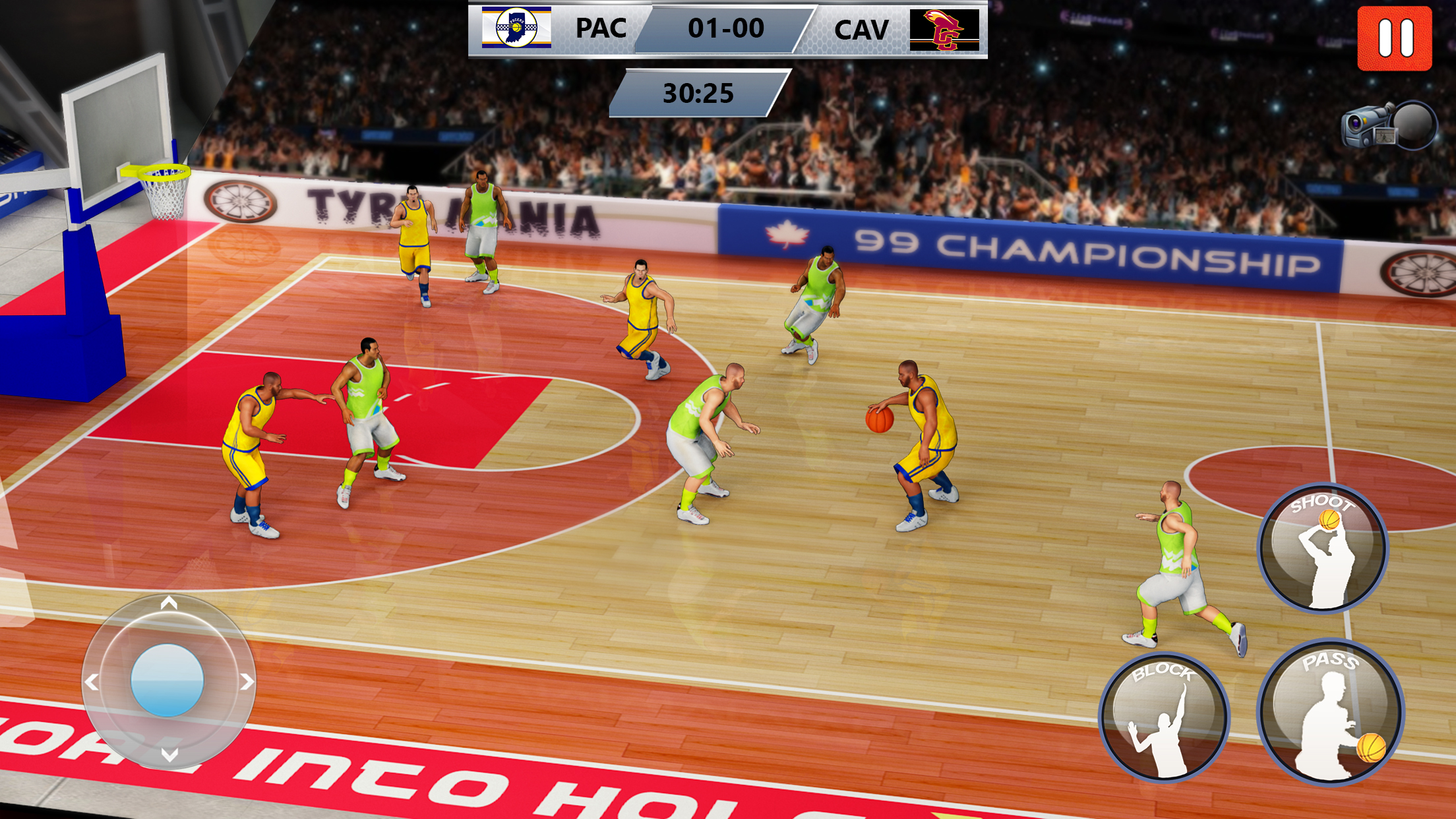 اسکرین شات 3 برنامه Basketball Games: Dunk & Hoops