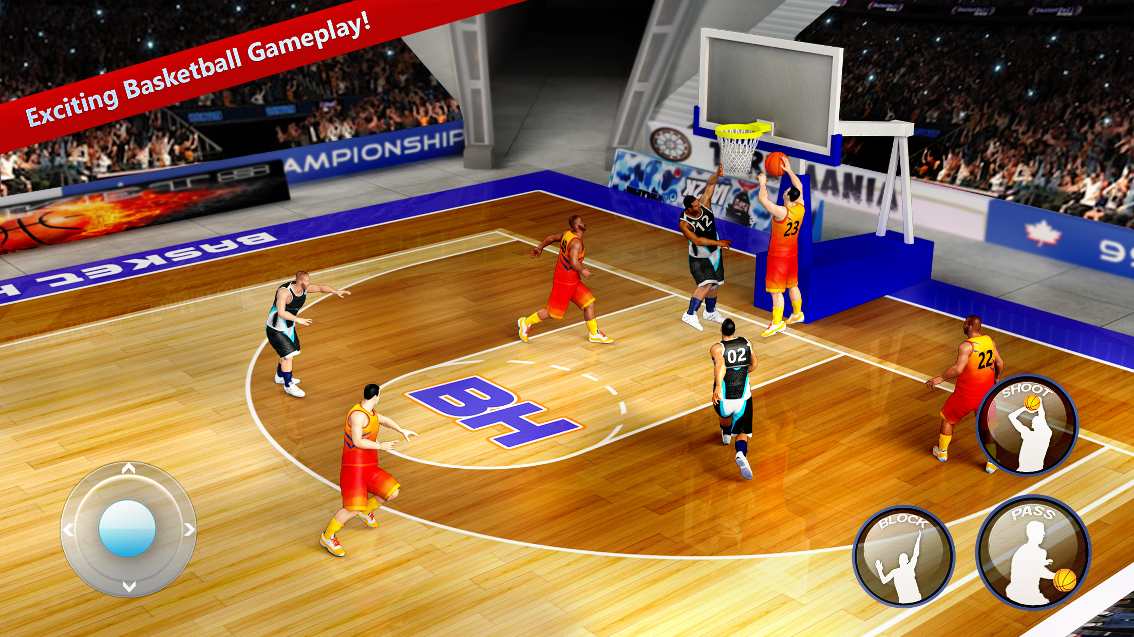 اسکرین شات 4 برنامه Basketball Games: Dunk & Hoops