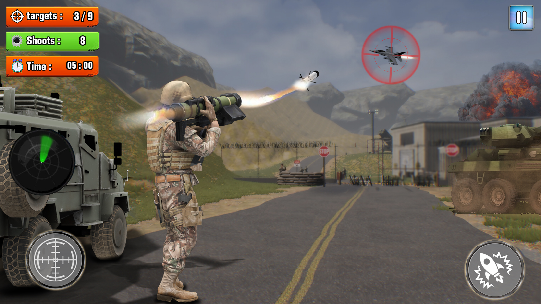 اسکرین شات 2 برنامه Jet Planes Shooting Game