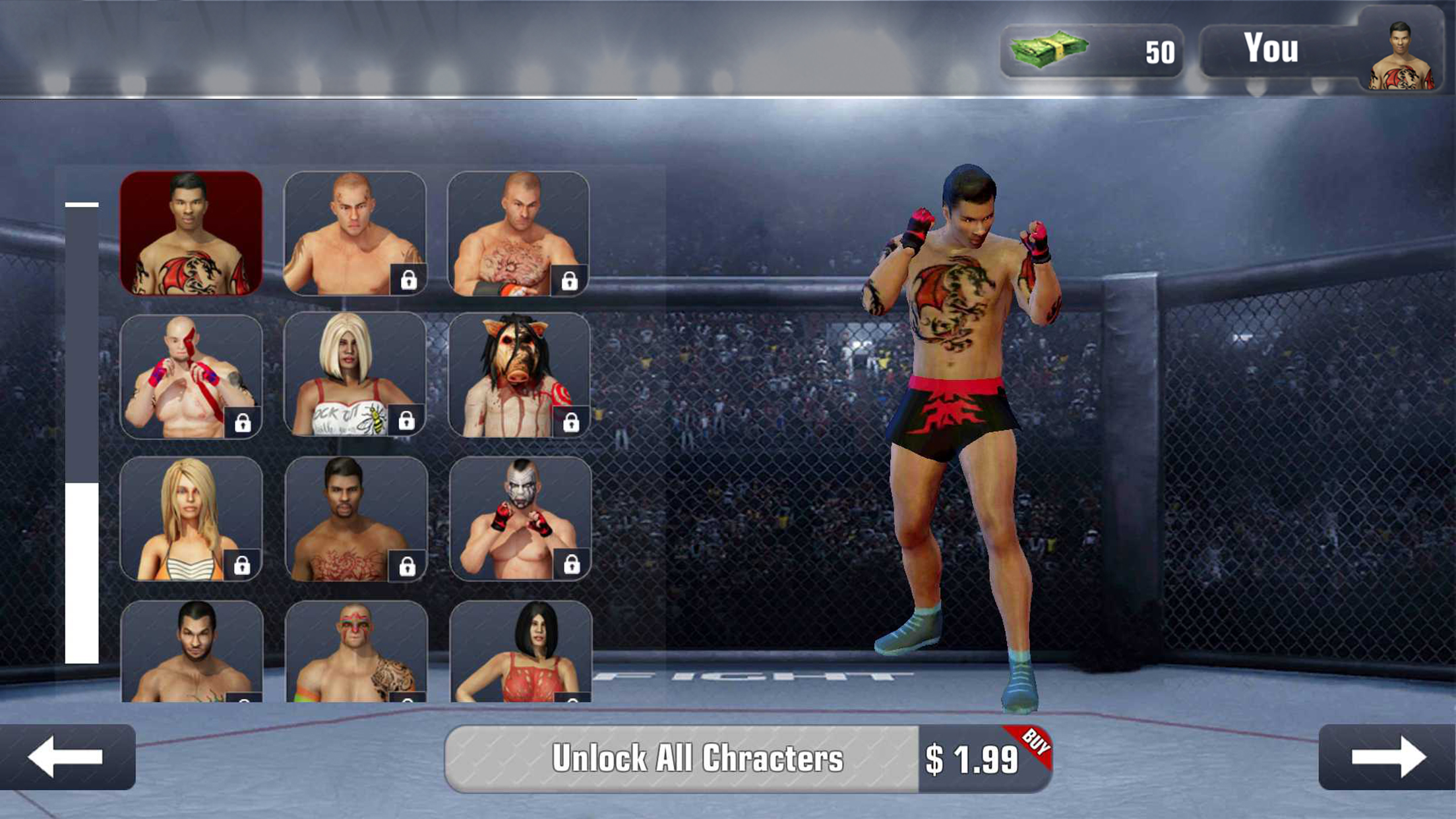 اسکرین شات 7 بازی Martial Arts Kick Boxing Game
