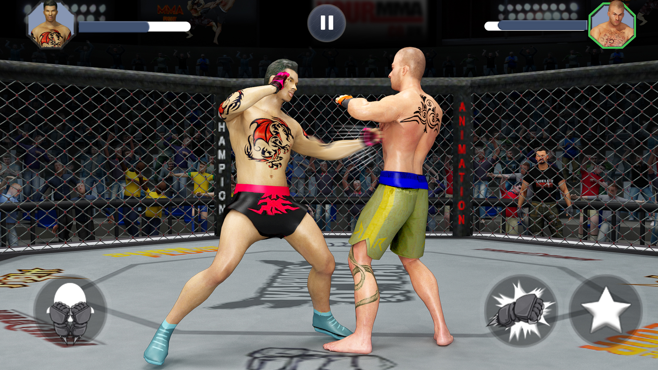 اسکرین شات 3 بازی Martial Arts Kick Boxing Game