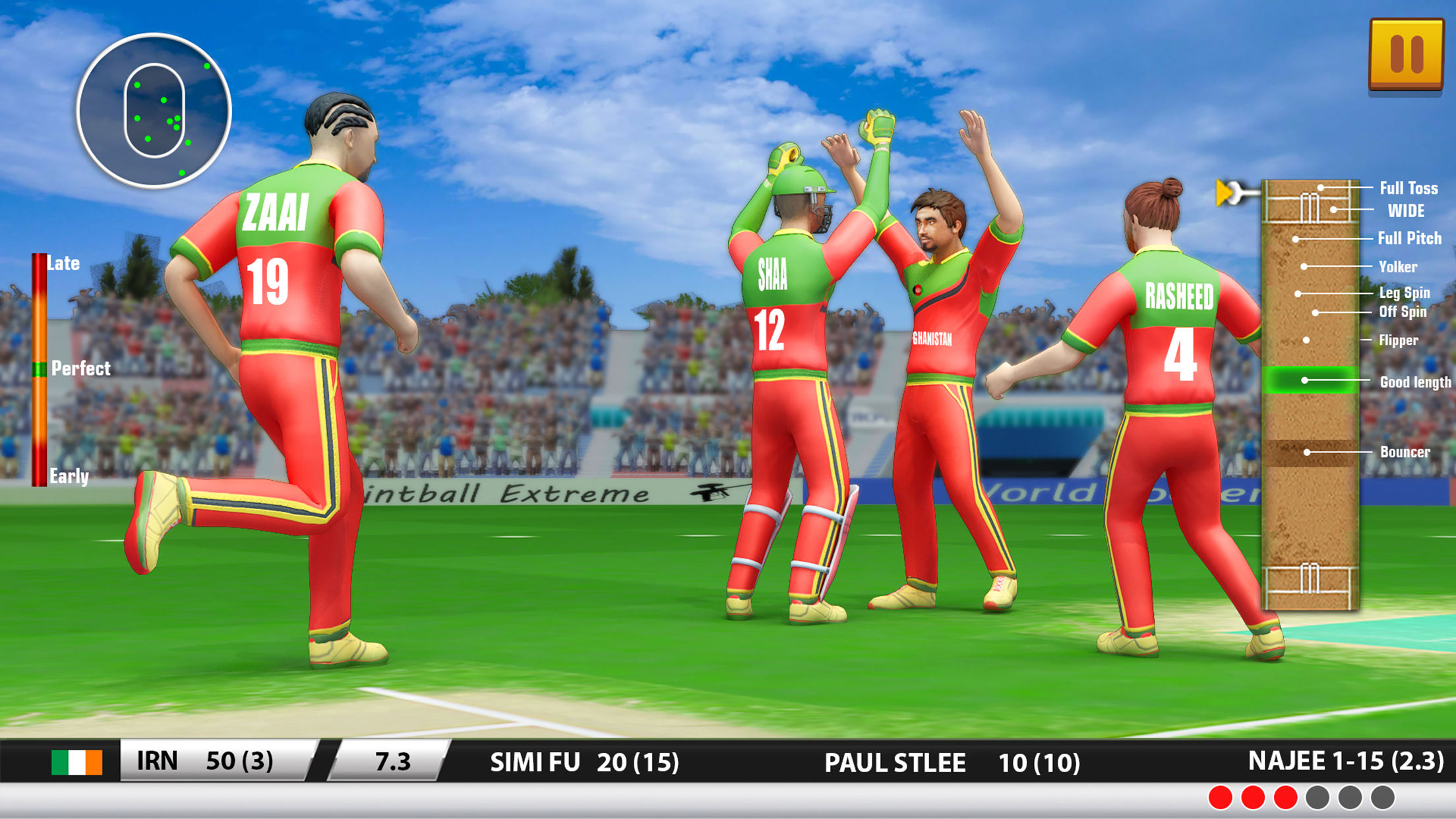 اسکرین شات 6 برنامه World Cricket Games :T20 Cup