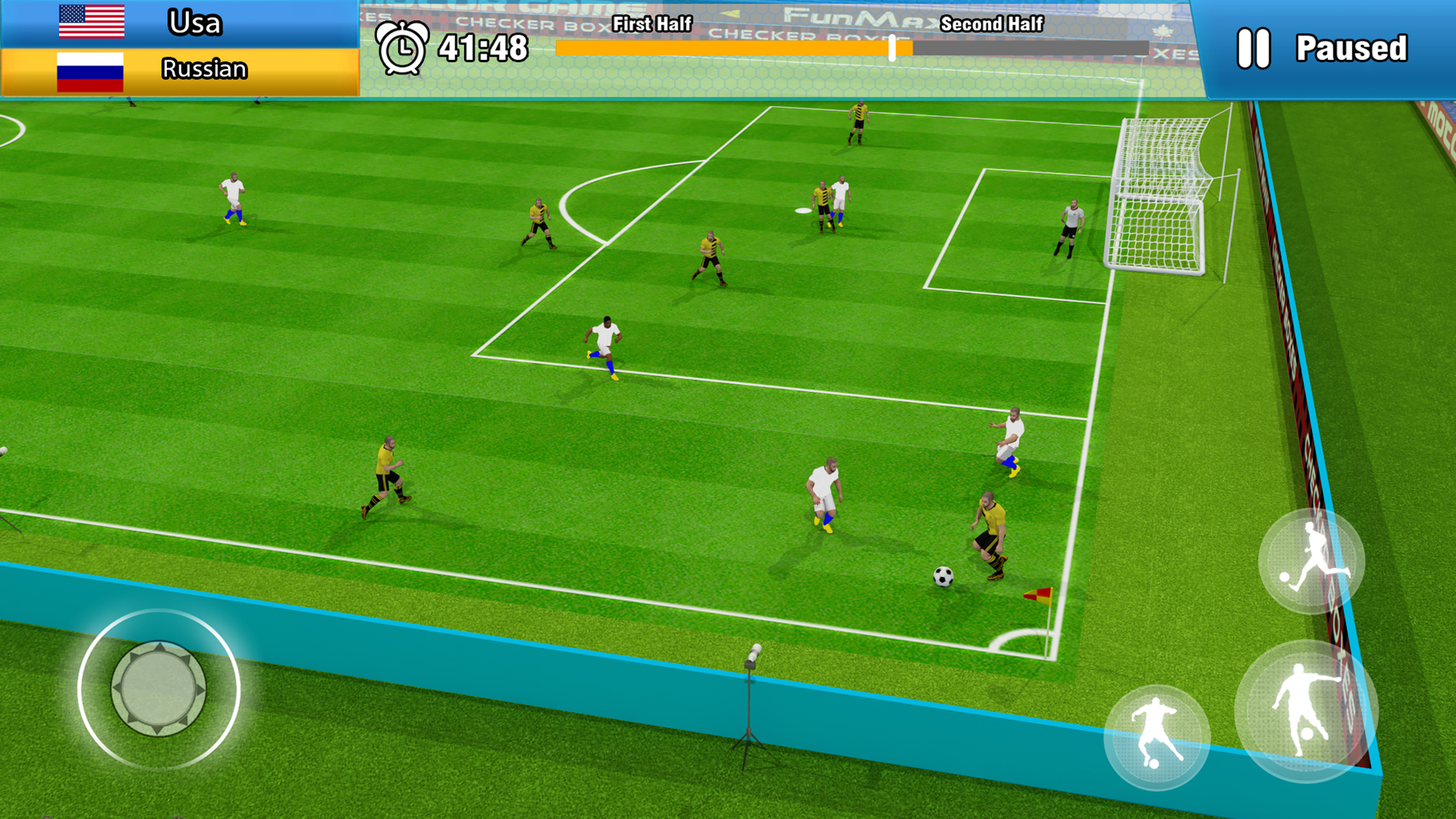 اسکرین شات 4 برنامه Play Soccer: Football Games