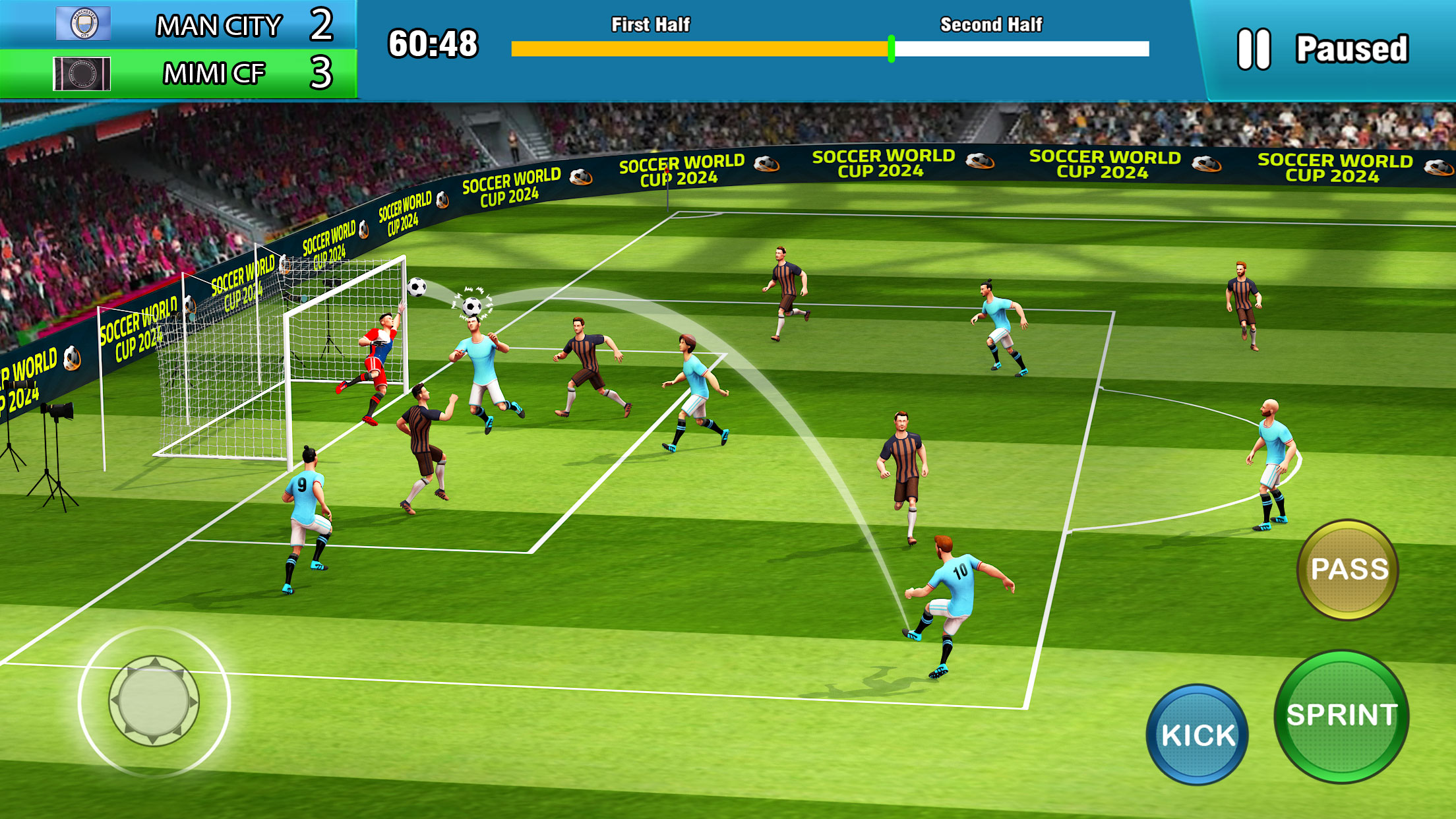 اسکرین شات 1 برنامه Play Soccer: Football Games