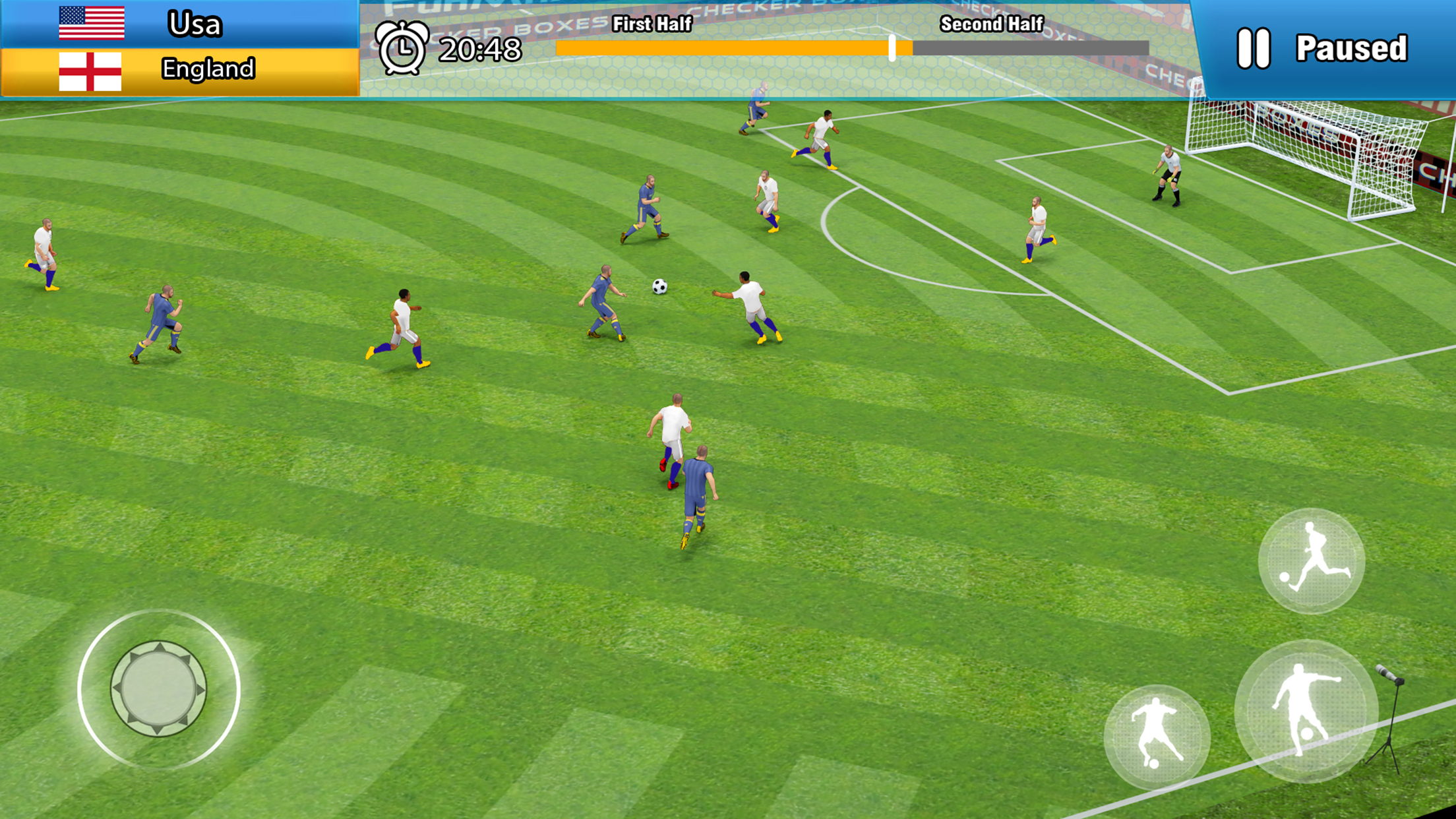 اسکرین شات 5 برنامه Play Soccer: Football Games